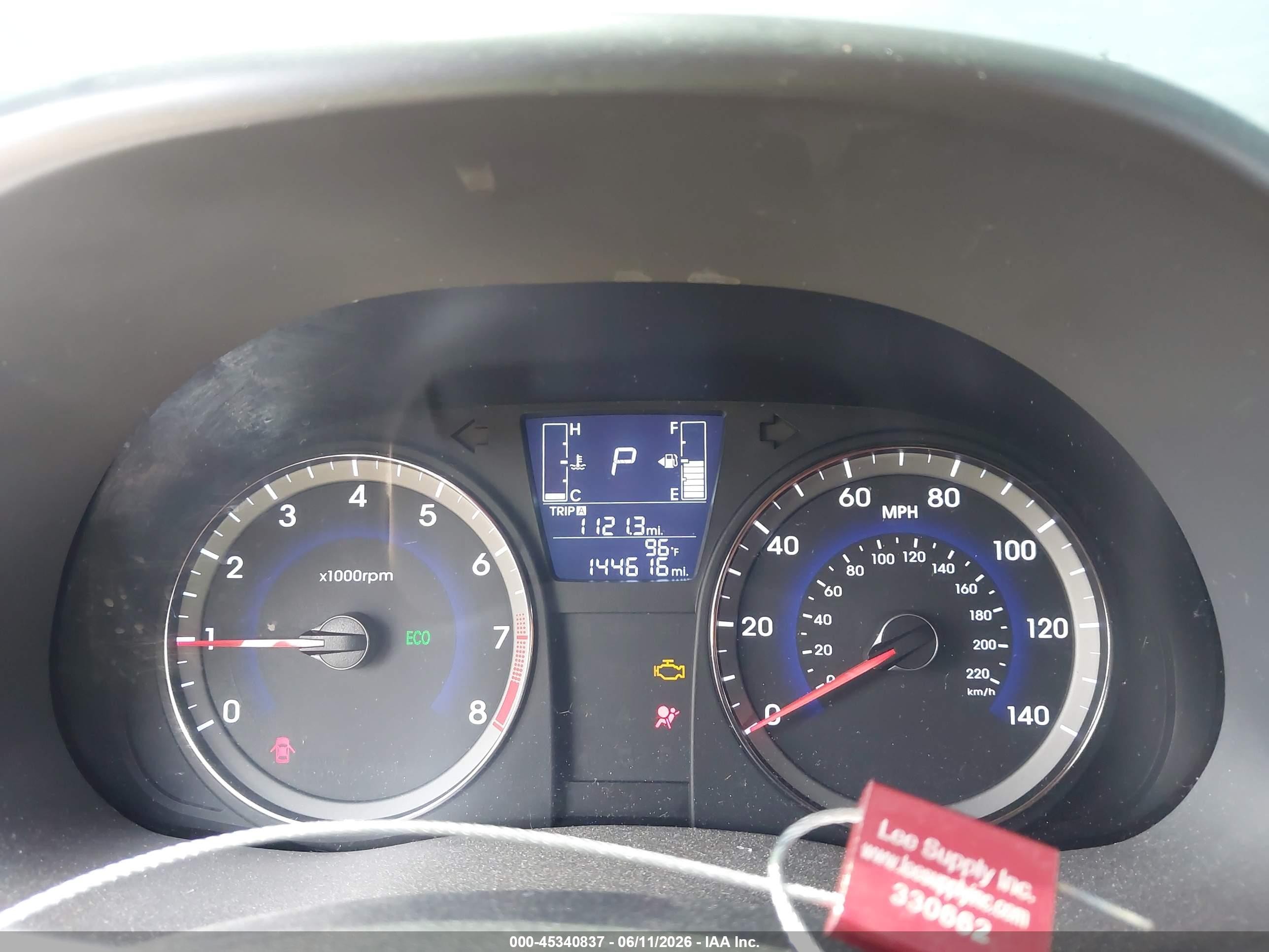 2015 Hyundai Accent Gls White vin: KMHCT4AE6FU830484
