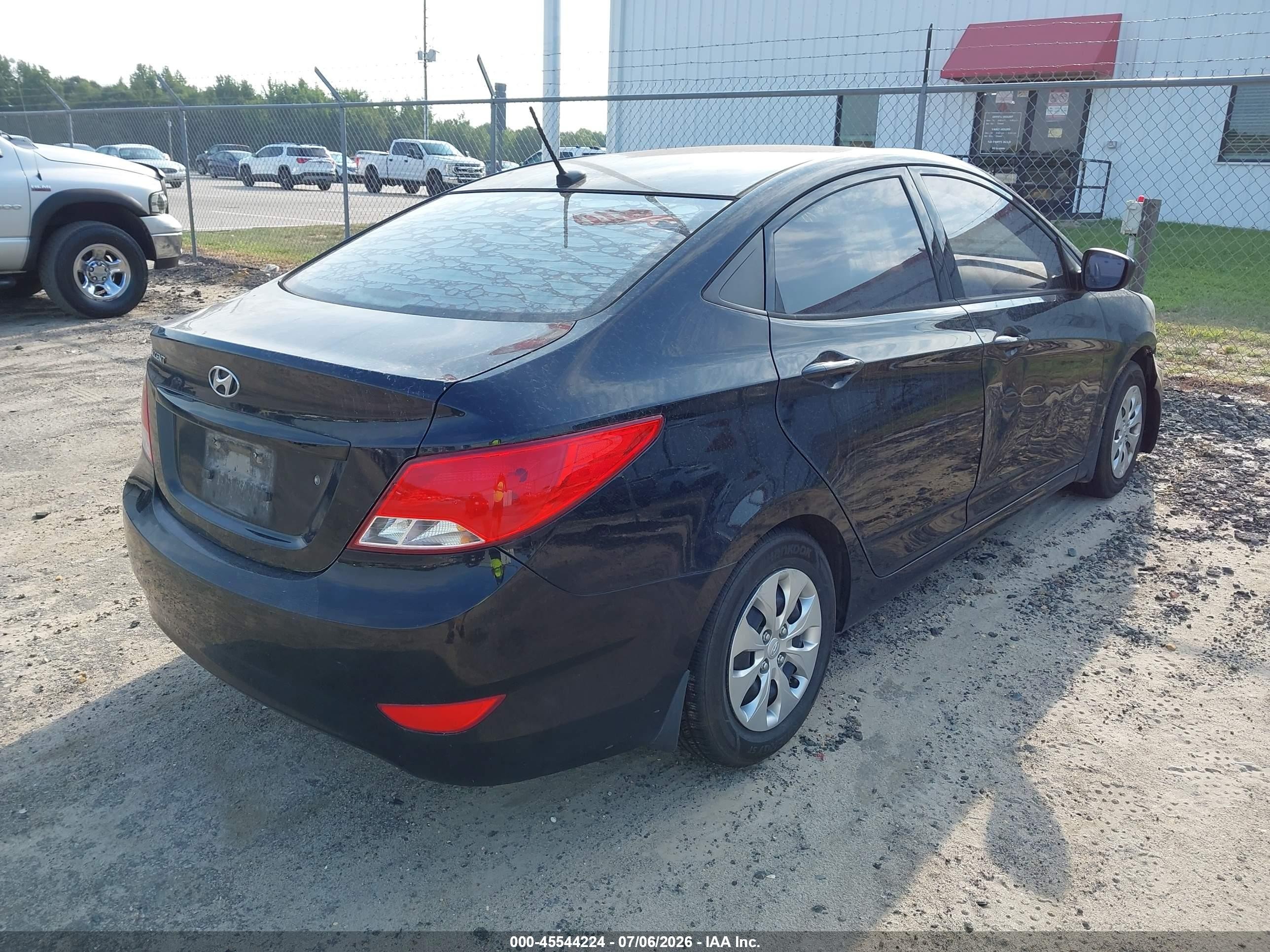 2015 Hyundai Accent Gls Black vin: KMHCT4AE6FU867552