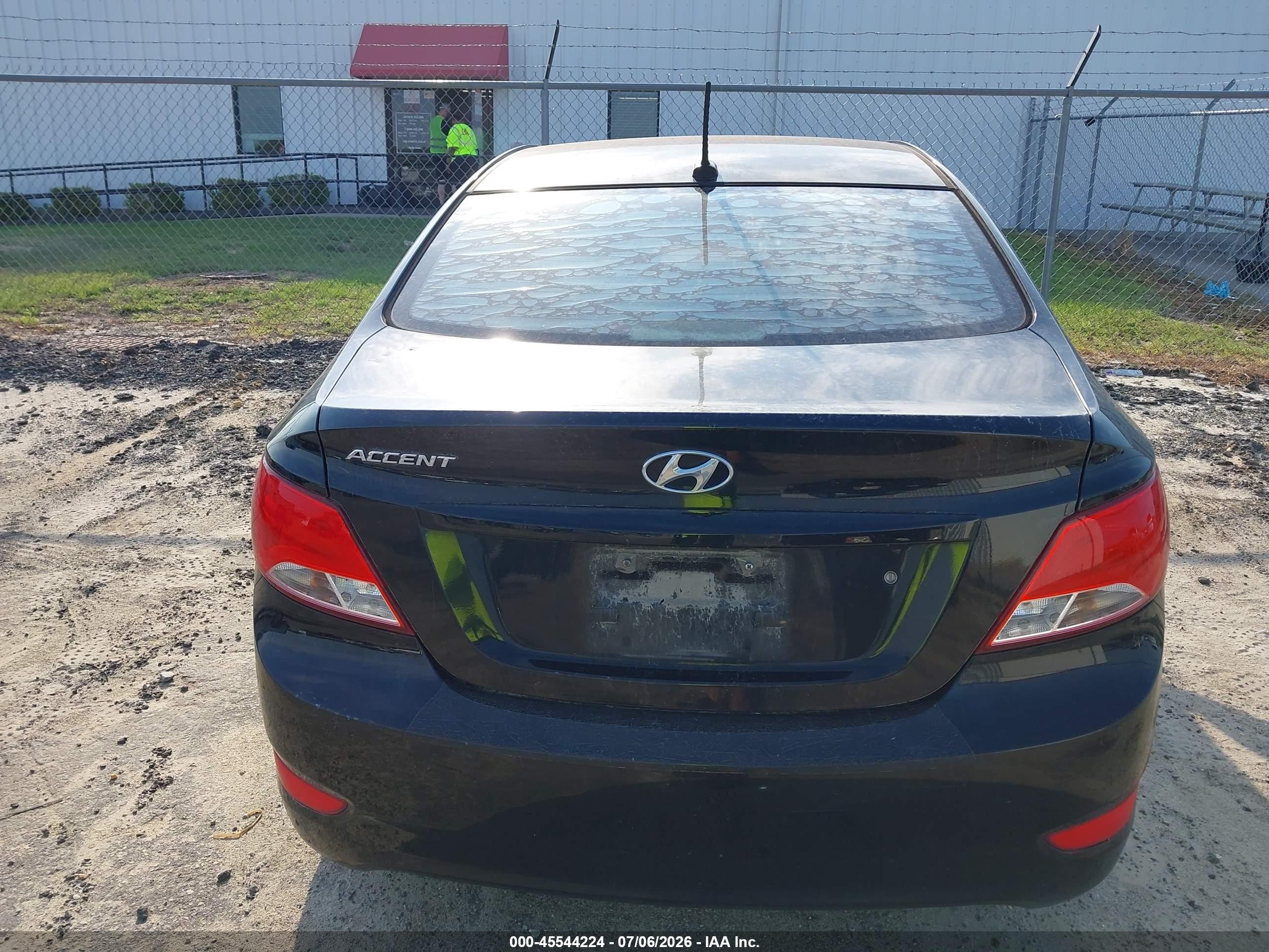 2015 Hyundai Accent Gls Black vin: KMHCT4AE6FU867552