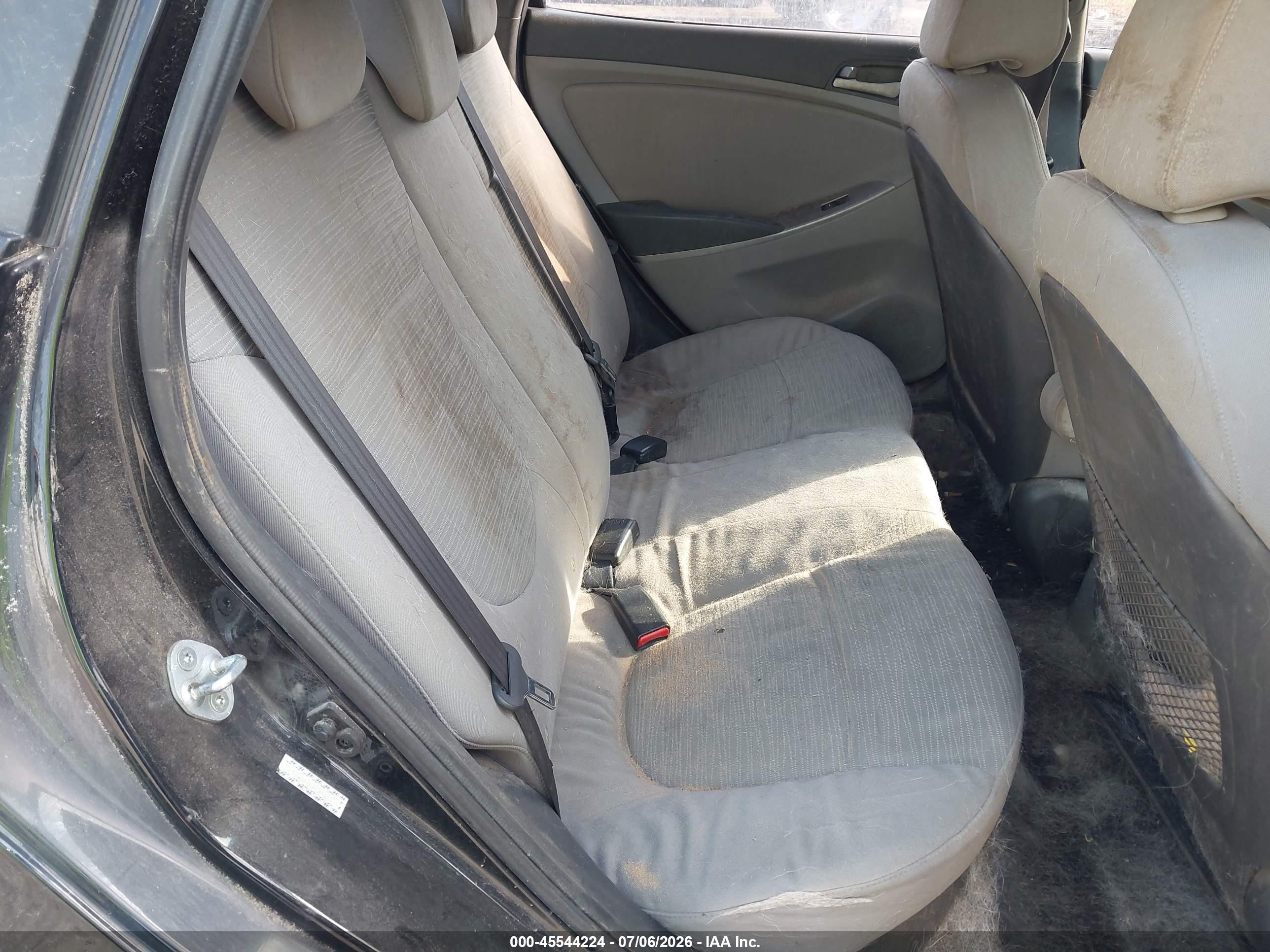 2015 Hyundai Accent Gls Black vin: KMHCT4AE6FU867552