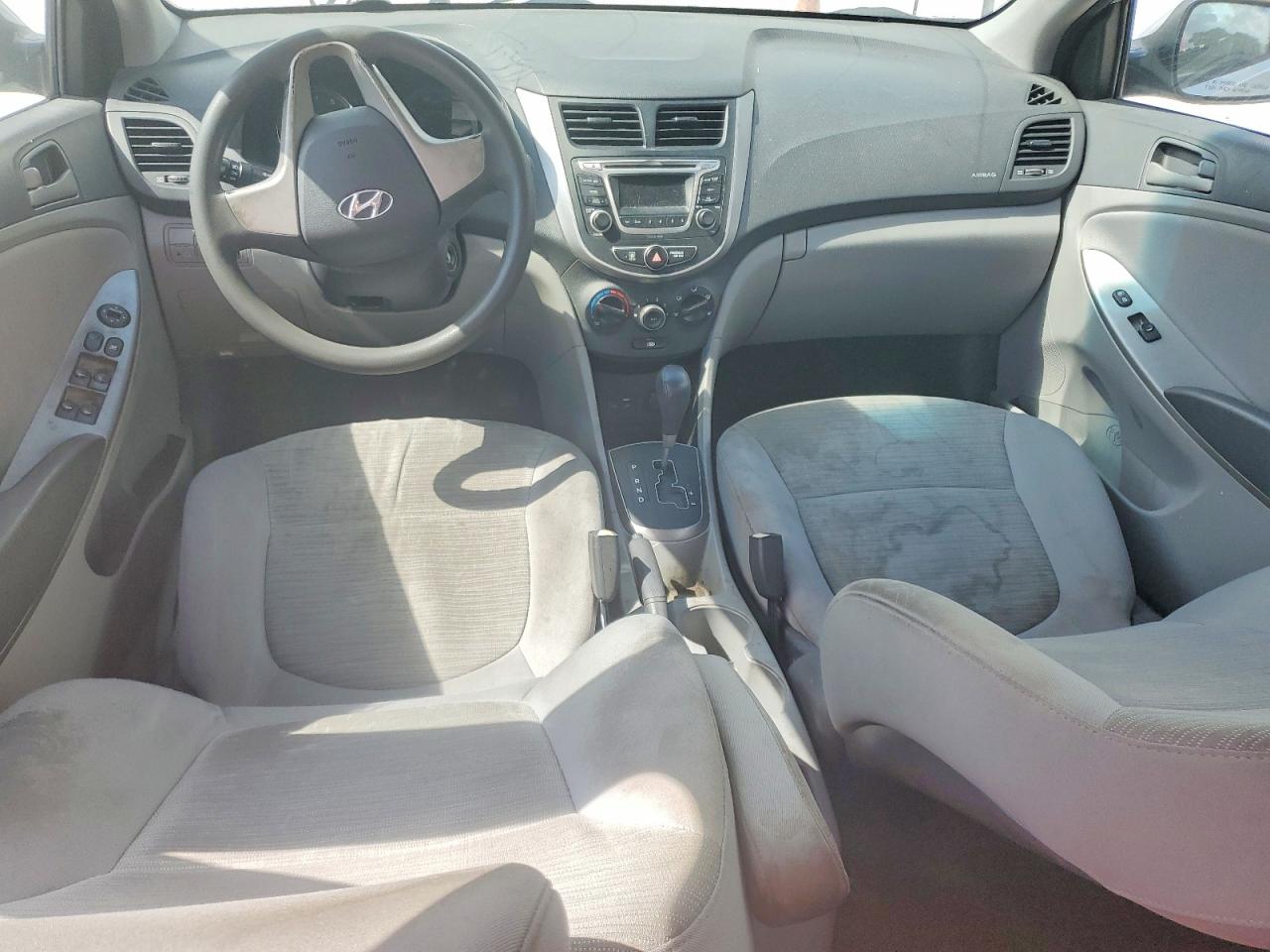 2015 Hyundai Accent Gls Silver vin: KMHCT4AE6FU907449