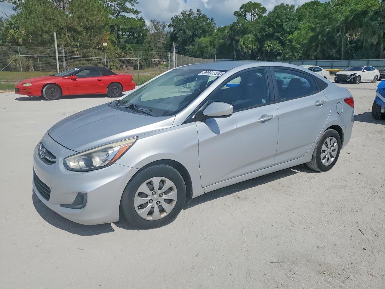 2015 Hyundai Accent Gls Silver vin: KMHCT4AE6FU907449