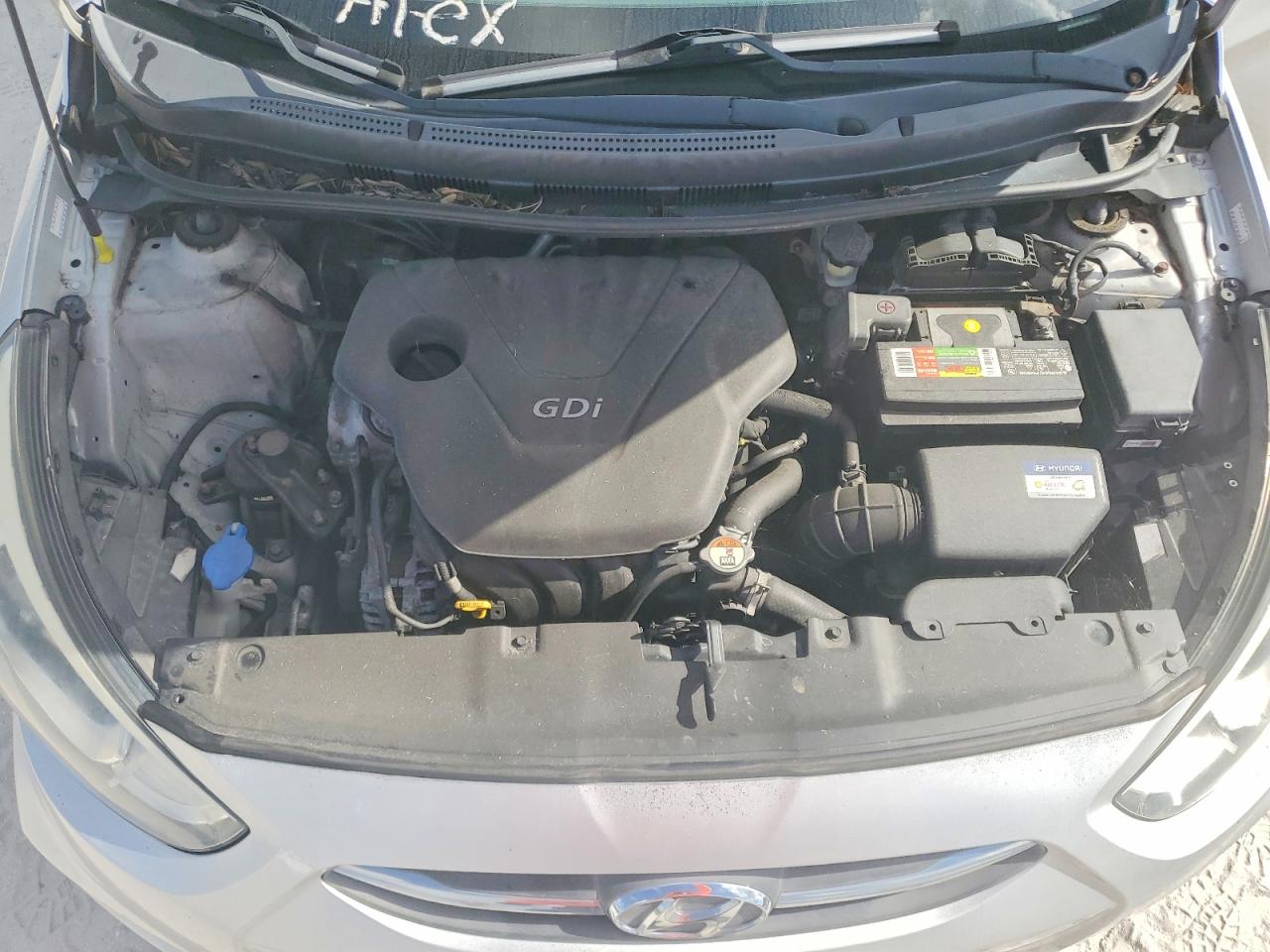 2015 Hyundai Accent Gls Silver vin: KMHCT4AE6FU907449