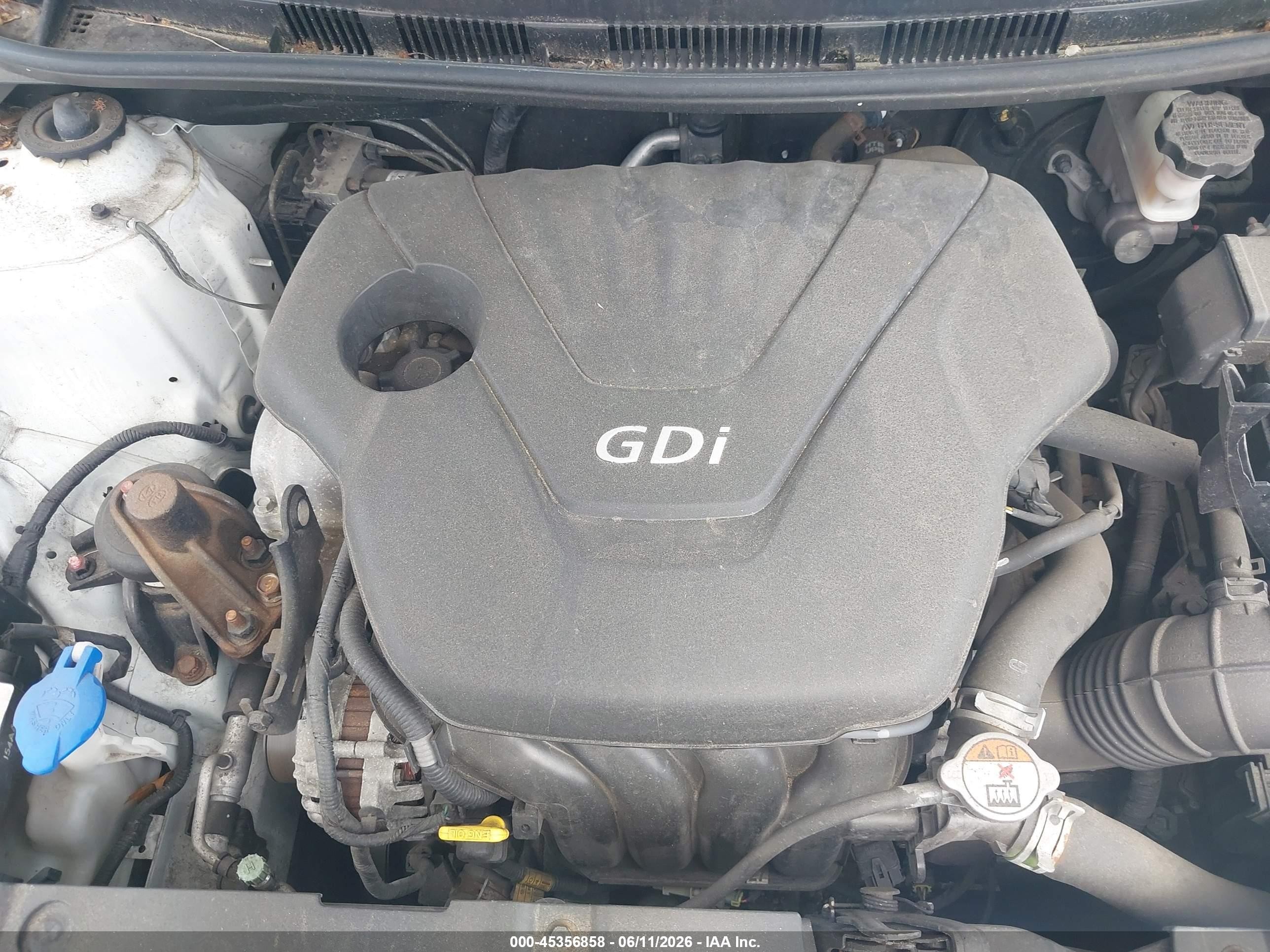 2015 Hyundai Accent Gls Белый vin: KMHCT4AE6FU917317