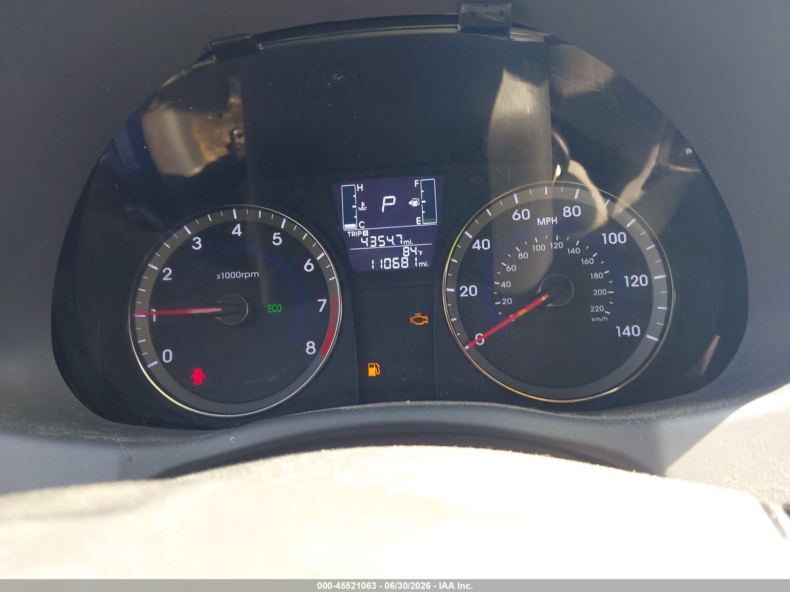 2015 Hyundai Accent Gls Синий vin: KMHCT4AE6FU921772