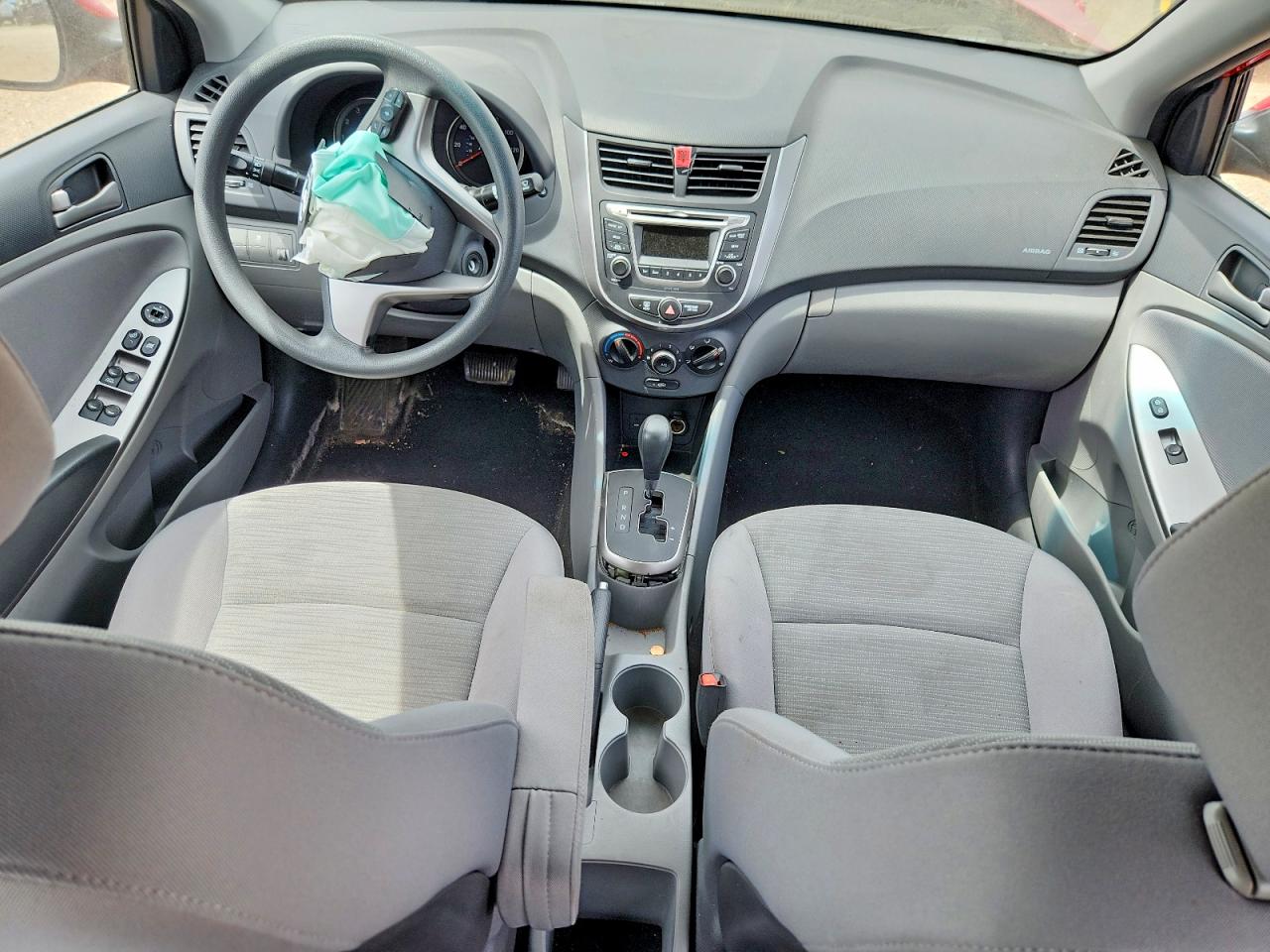 2015 Hyundai Accent Gls Red vin: KMHCT4AE6FU933212