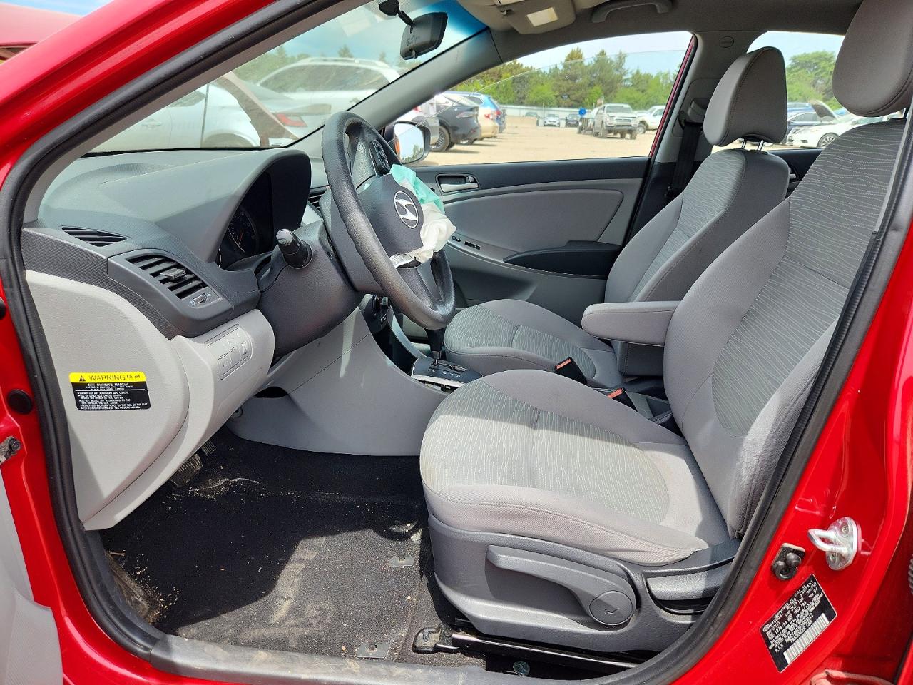 2015 Hyundai Accent Gls Red vin: KMHCT4AE6FU933212