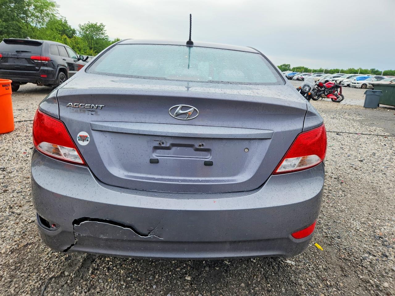 2017 Hyundai Accent Se Gray vin: KMHCT4AE6HU283283