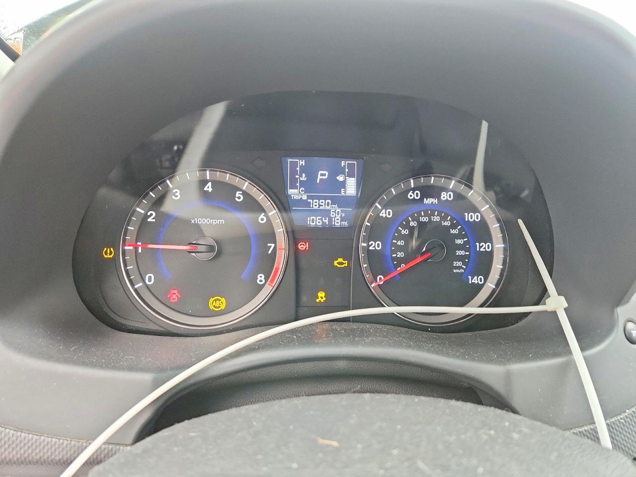 2017 Hyundai Accent Se Gray vin: KMHCT4AE6HU283283