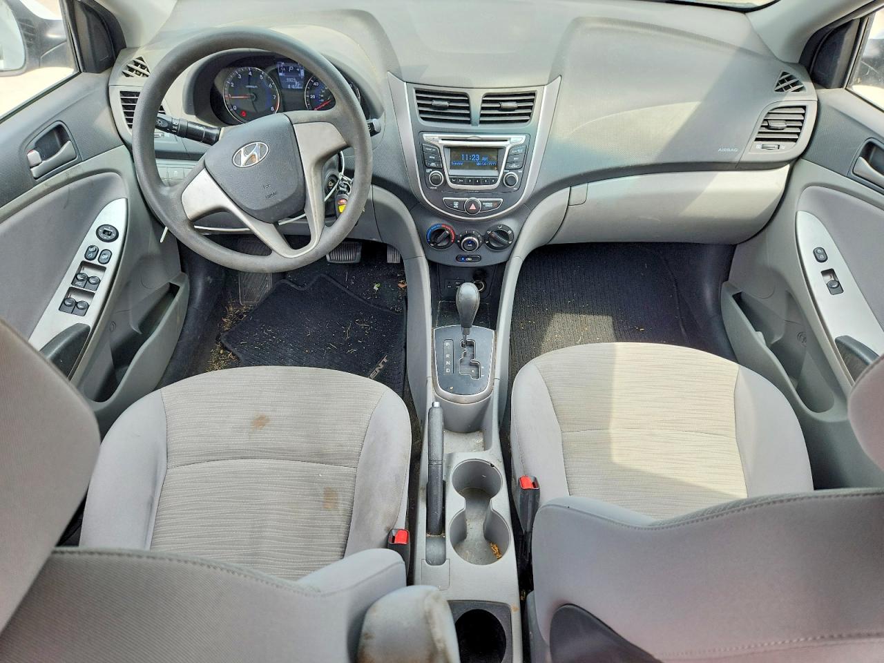 2017 Hyundai Accent Se White vin: KMHCT4AE6HU361531