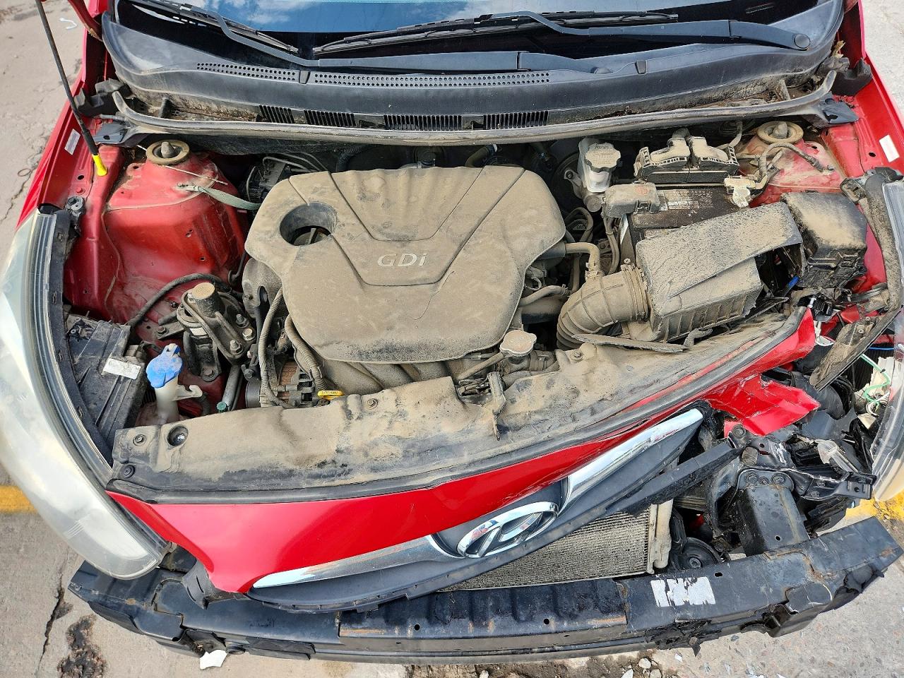 2012 Hyundai Accent Gls Red vin: KMHCT4AE7CU085143