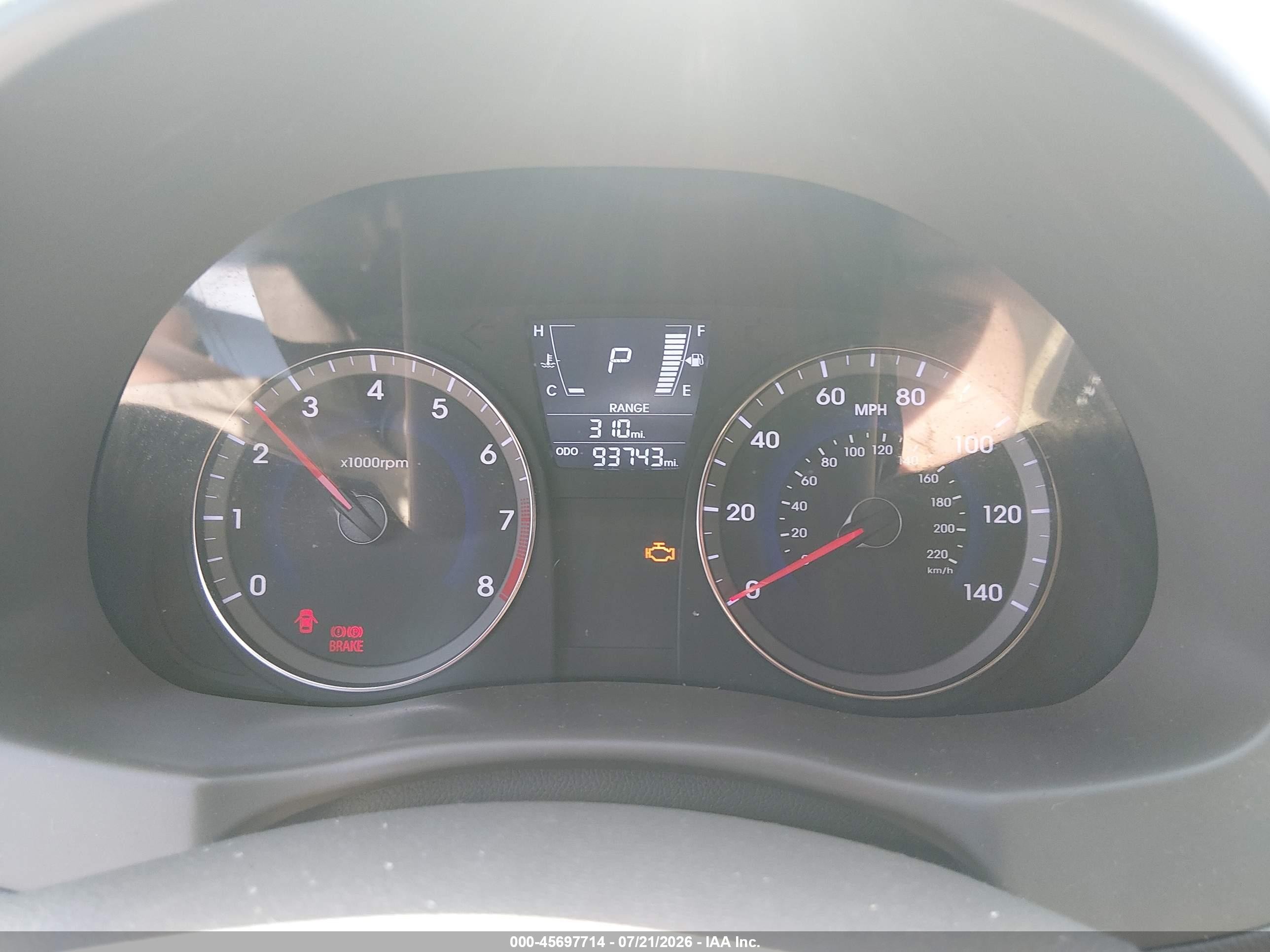 2012 Hyundai Accent Gls Light Blue vin: KMHCT4AE7CU229046