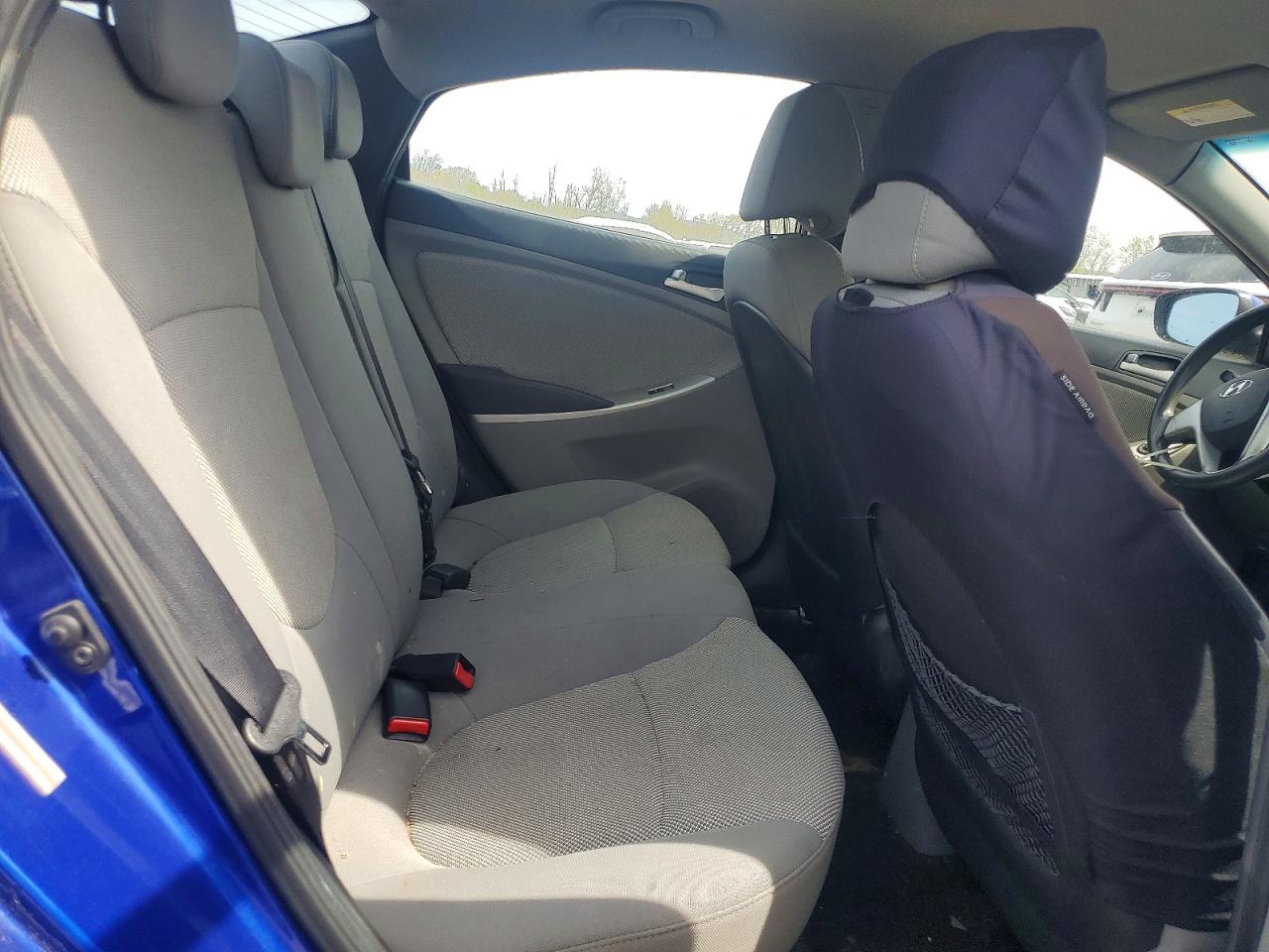 2013 Hyundai Accent Blue vin: KMHCT4AE7DU281343