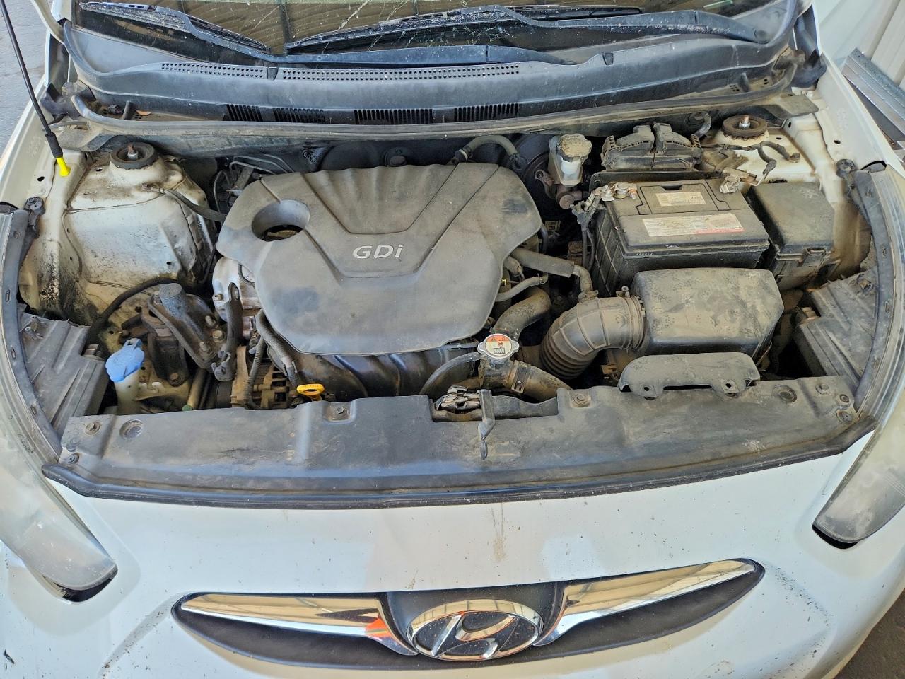 2013 Hyundai Accent Белый vin: KMHCT4AE7DU309304