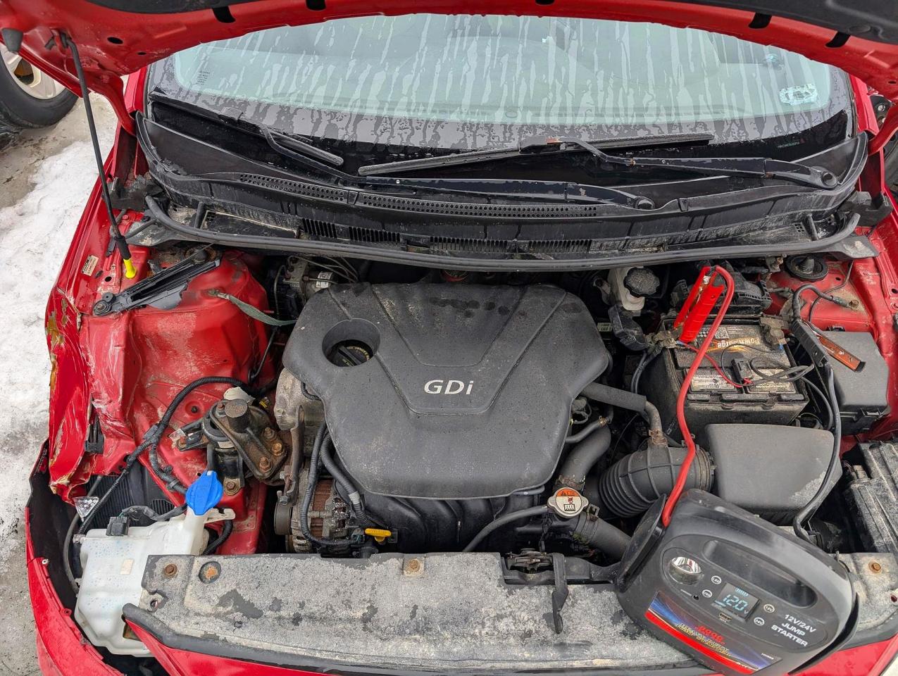 2013 Hyundai Accent Gls Red vin: KMHCT4AE7DU309769
