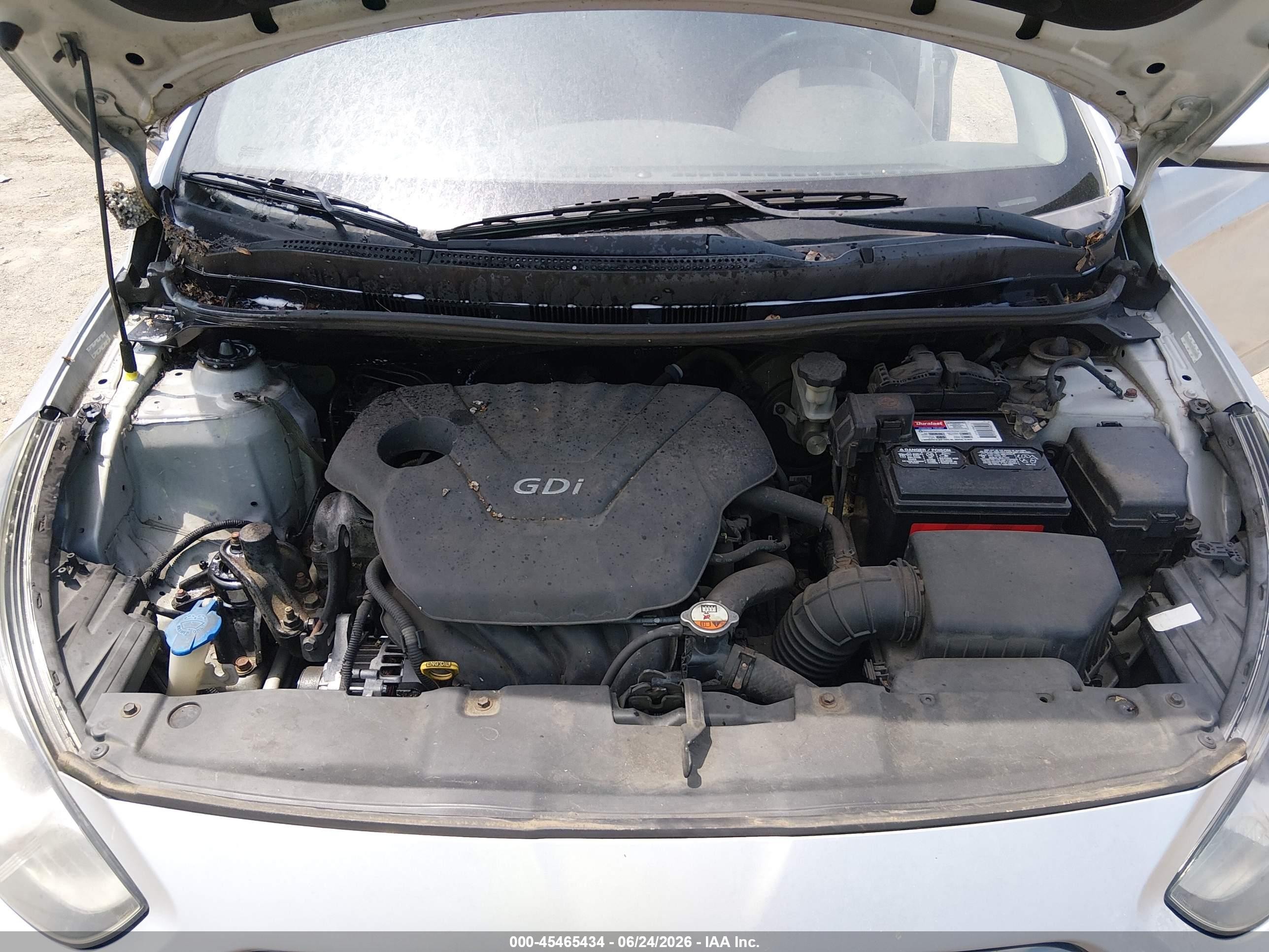 2013 Hyundai Accent Gls Silver vin: KMHCT4AE7DU459557