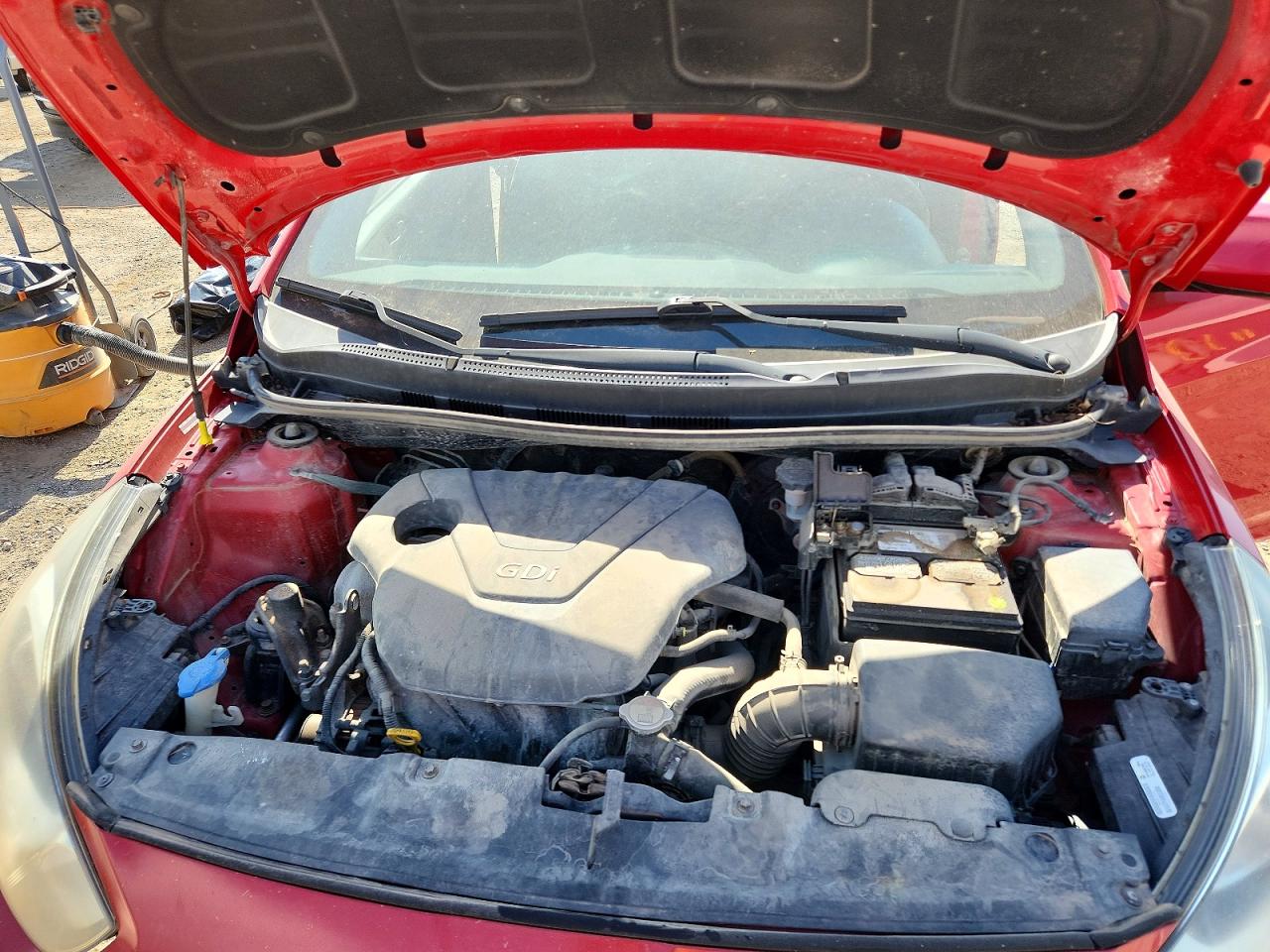 2013 Hyundai Accent Gls Red vin: KMHCT4AE7DU494812