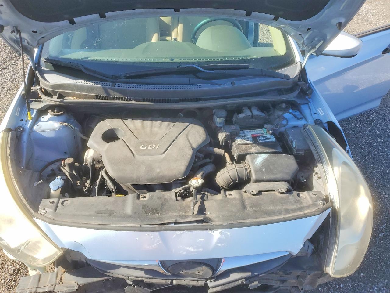 2013 Hyundai Accent Gls Blue vin: KMHCT4AE7DU526304