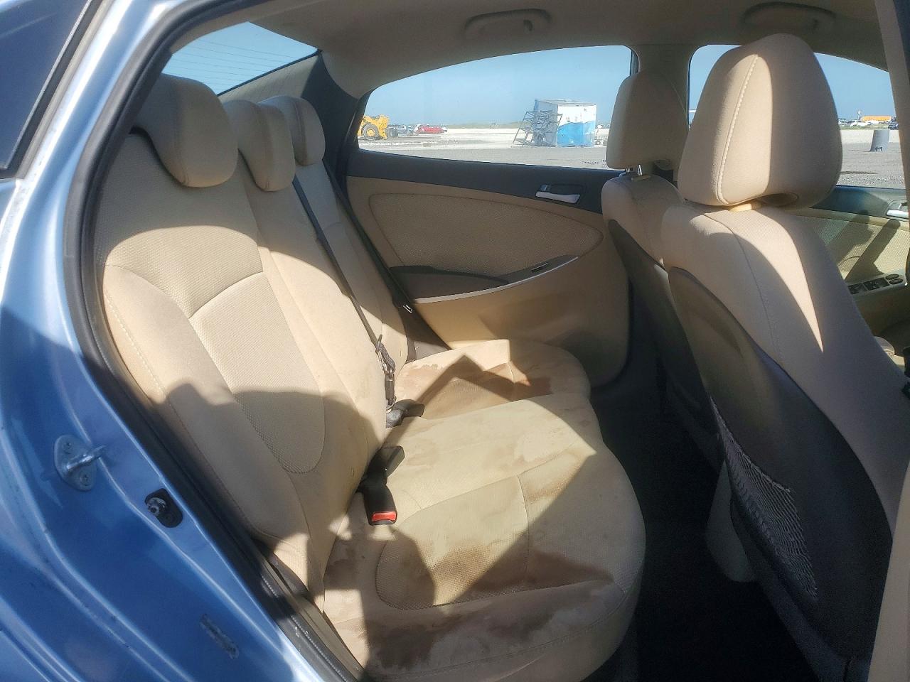 2013 Hyundai Accent Gls Blue vin: KMHCT4AE7DU526304