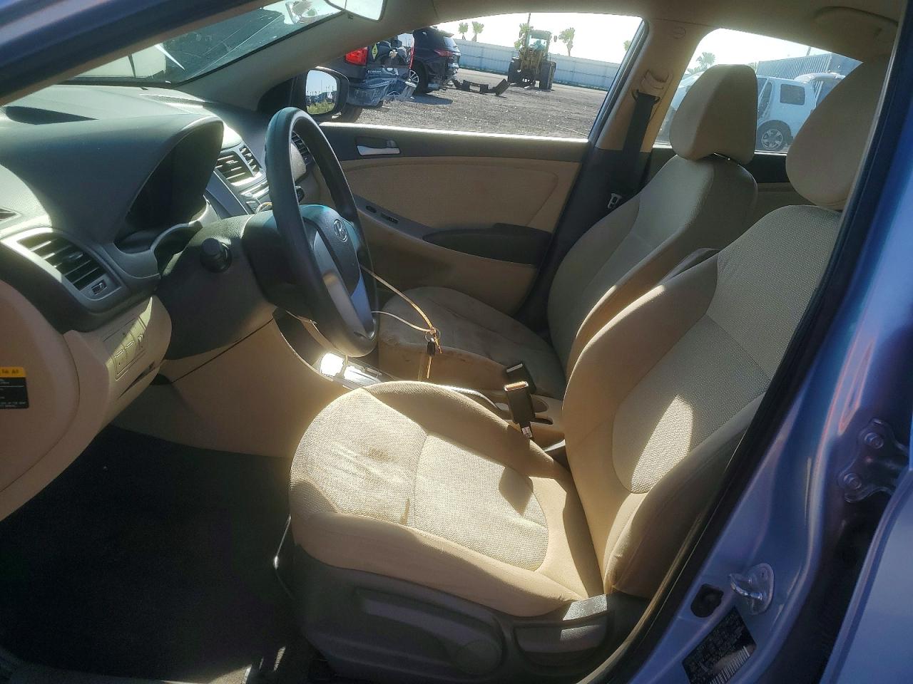 2013 Hyundai Accent Gls Blue vin: KMHCT4AE7DU526304