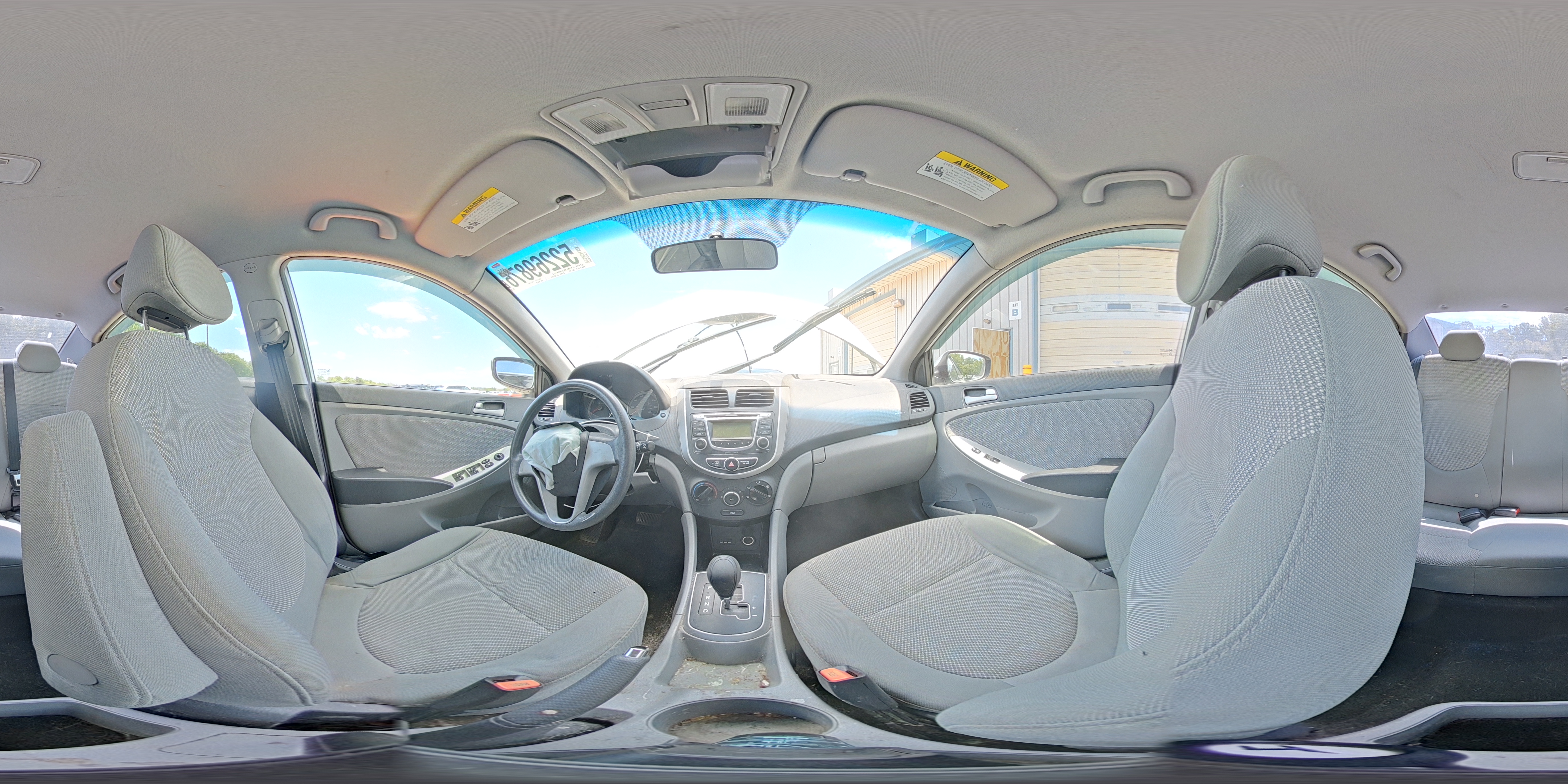 2013 Hyundai Accent Gls Silver vin: KMHCT4AE7DU584672
