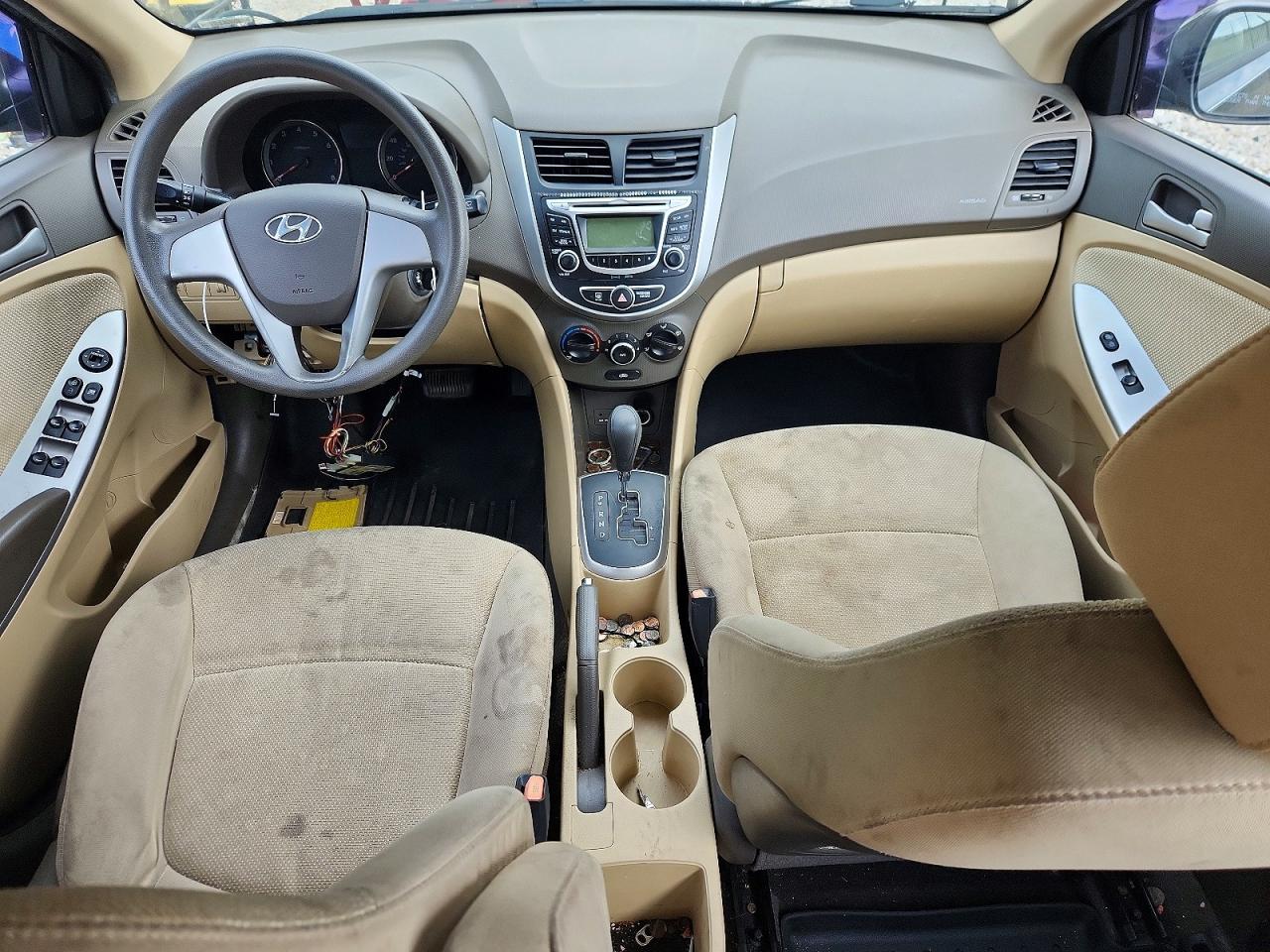 2013 Hyundai Accent Gls Black vin: KMHCT4AE7DU584901