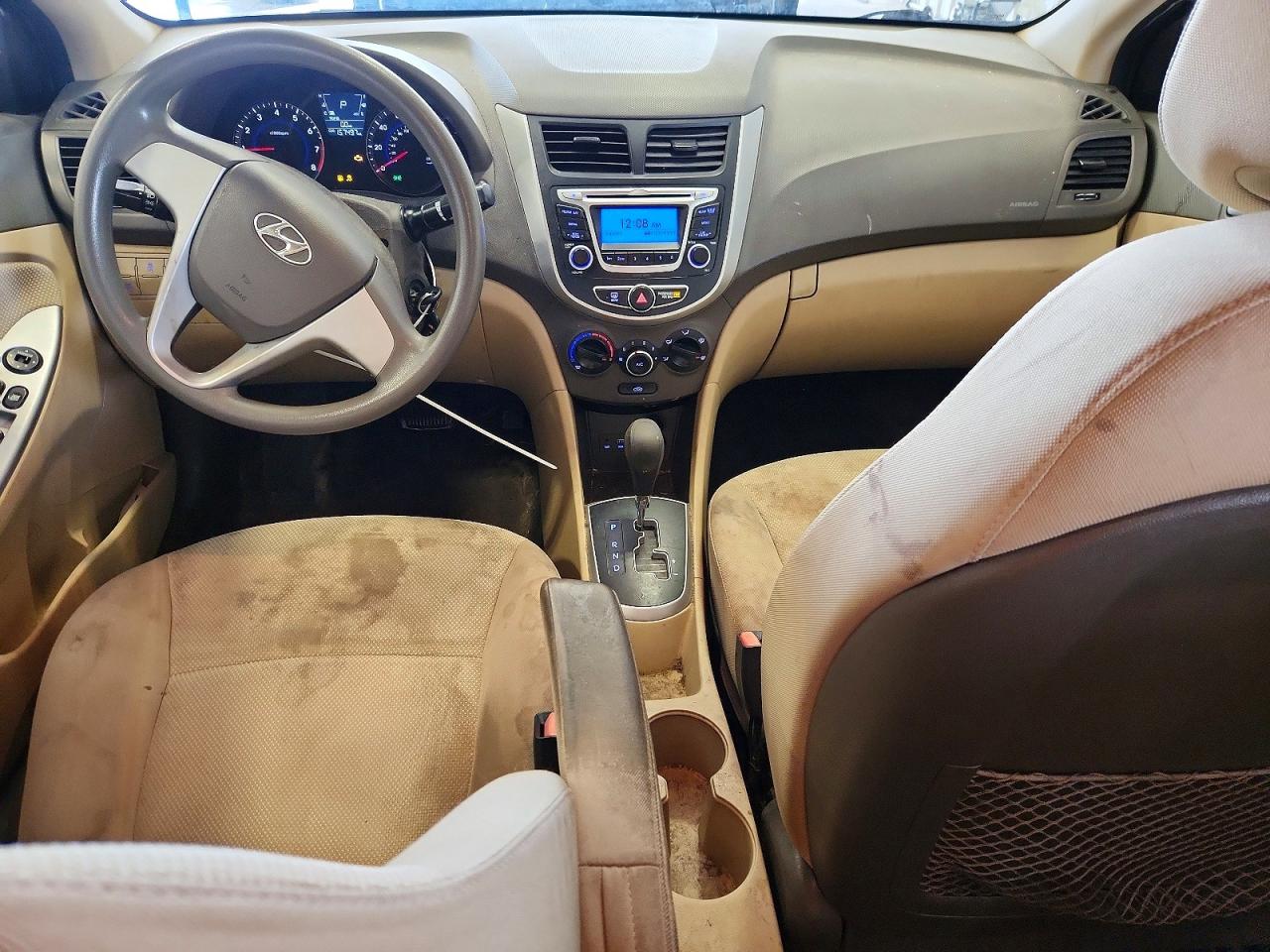 2014 Hyundai Accent Gls Blue vin: KMHCT4AE7EU686362