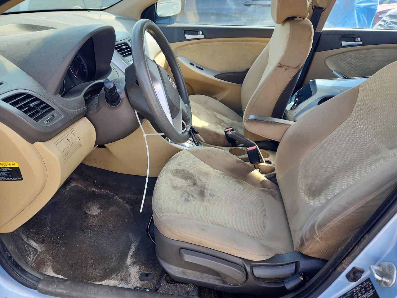 2014 Hyundai Accent Gls Blue vin: KMHCT4AE7EU686362
