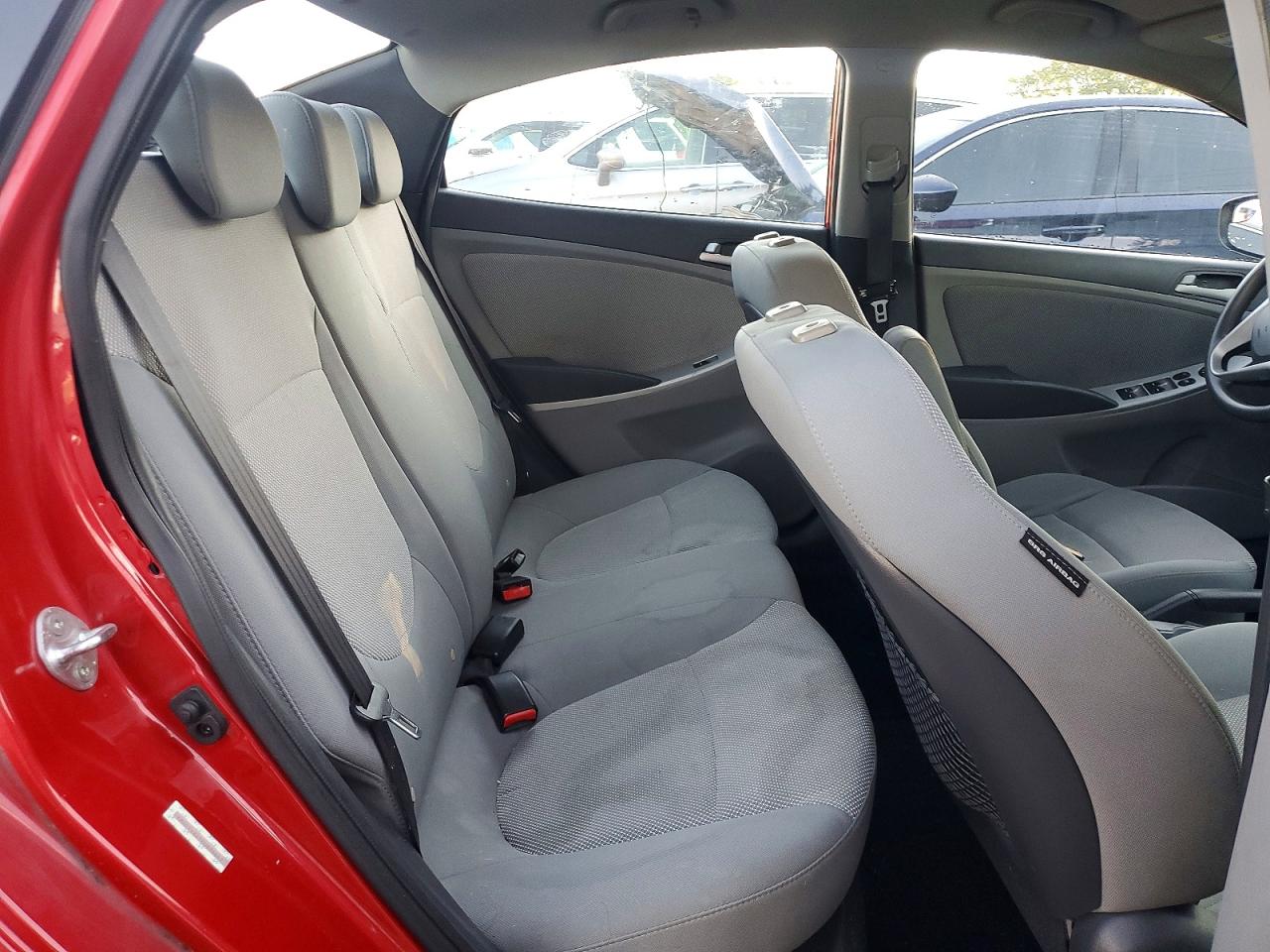 2014 Hyundai Accent Gls Red vin: KMHCT4AE7EU696647