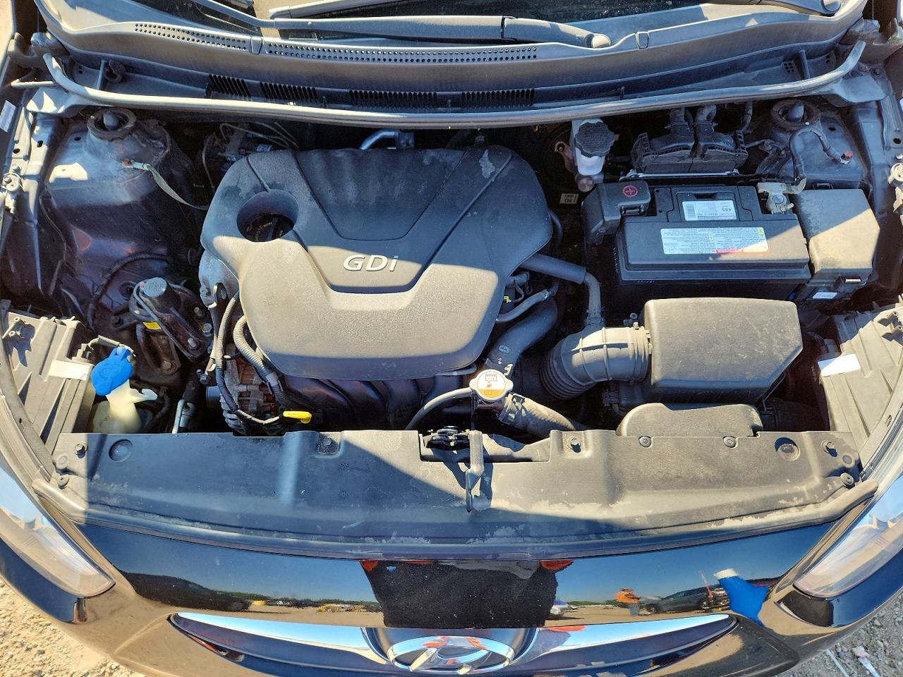 2014 Hyundai Accent Gls Черный vin: KMHCT4AE7EU718162