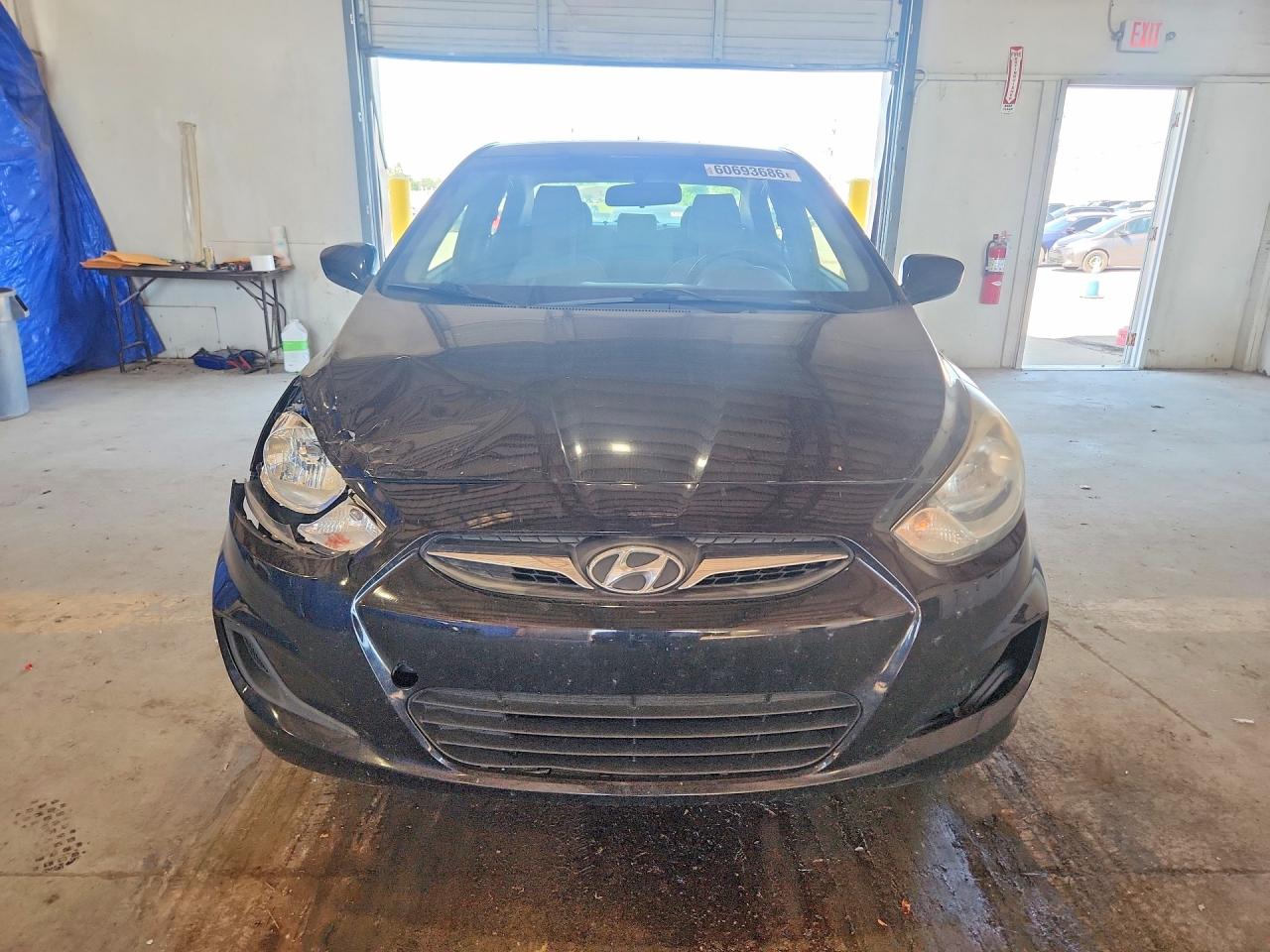 2014 Hyundai Accent Gls Black vin: KMHCT4AE7EU742770