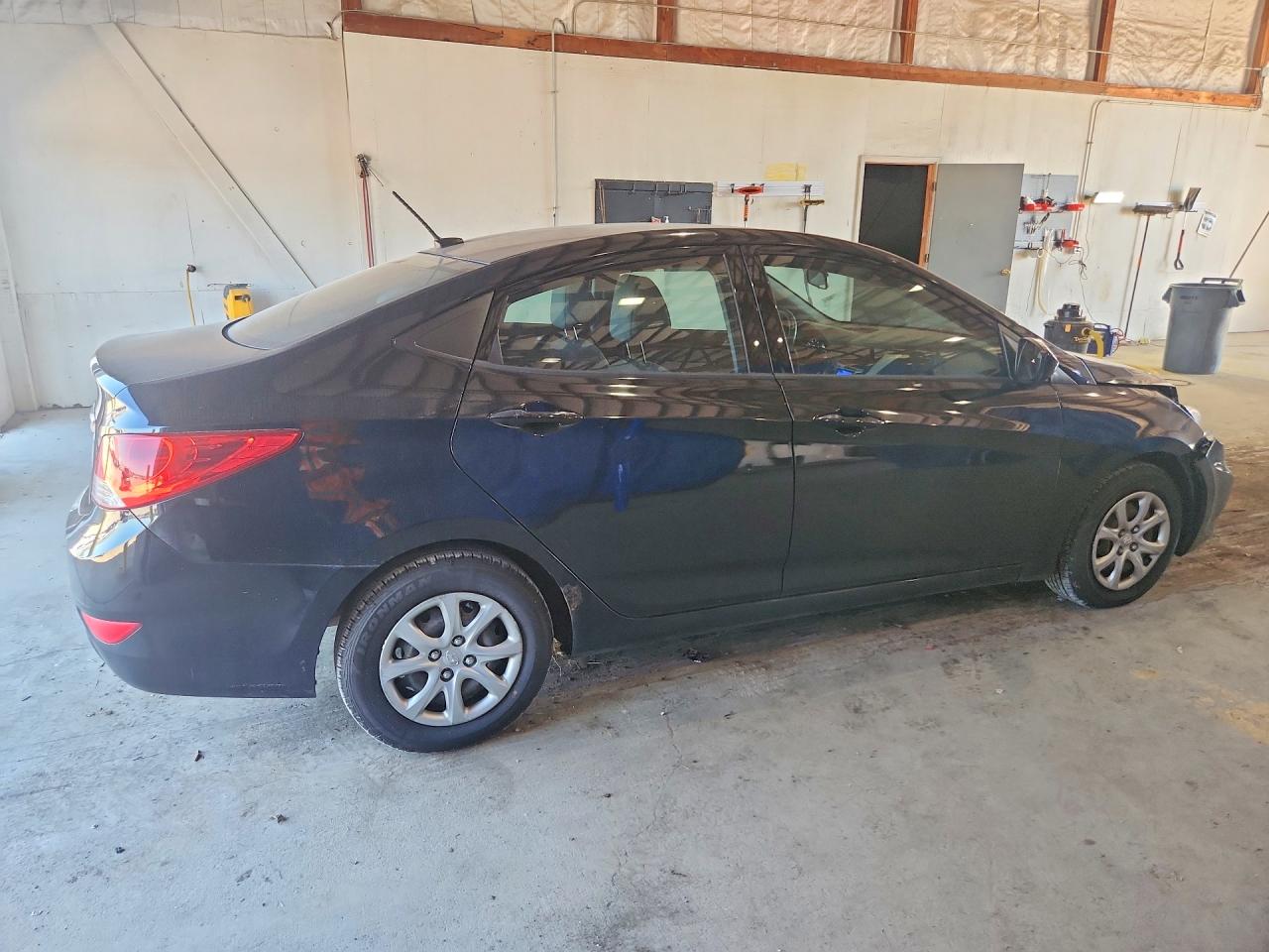 2014 Hyundai Accent Gls Black vin: KMHCT4AE7EU742770