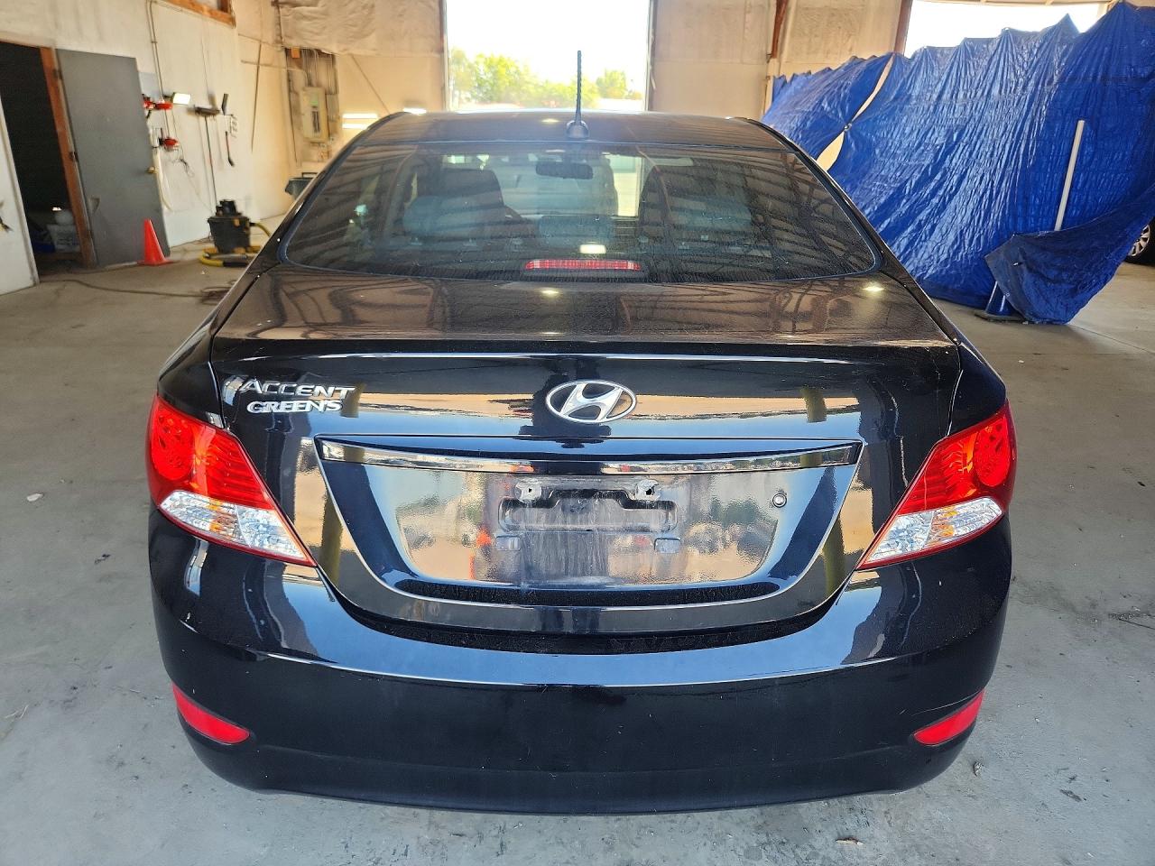 2014 Hyundai Accent Gls Black vin: KMHCT4AE7EU742770