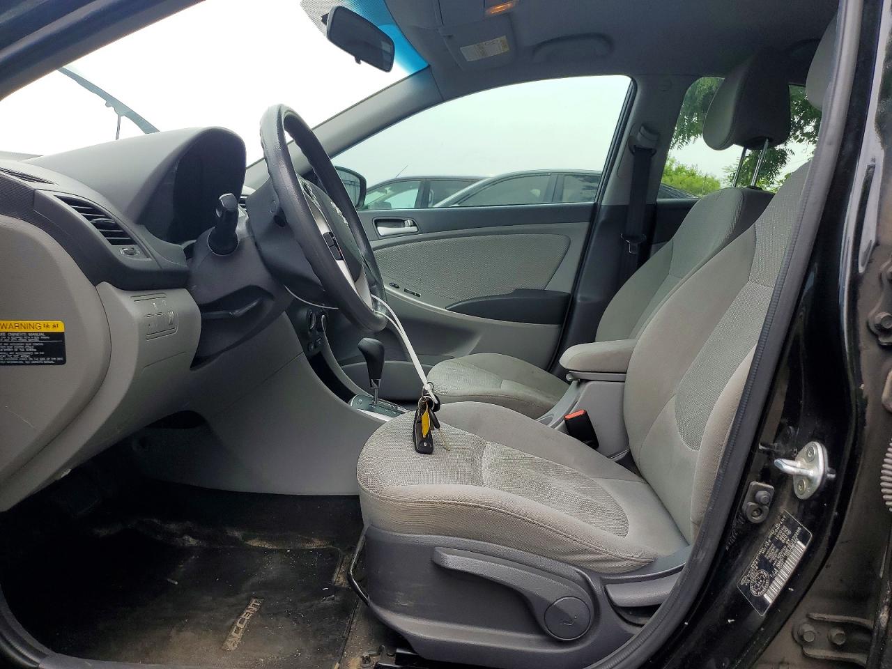 2014 Hyundai Accent Gls Black vin: KMHCT4AE7EU772268