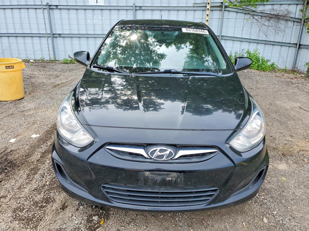 2014 Hyundai Accent Gls Black vin: KMHCT4AE7EU772268