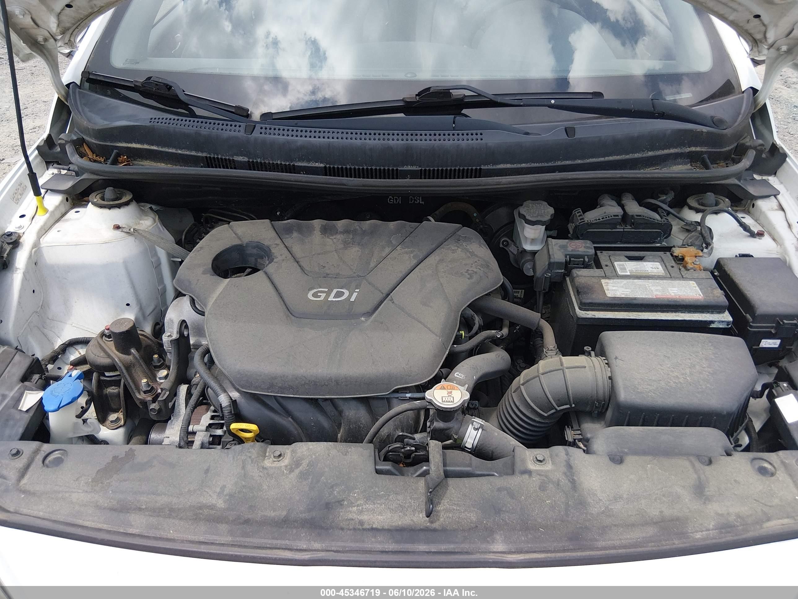 2015 Hyundai Accent Gls White vin: KMHCT4AE7FU800393