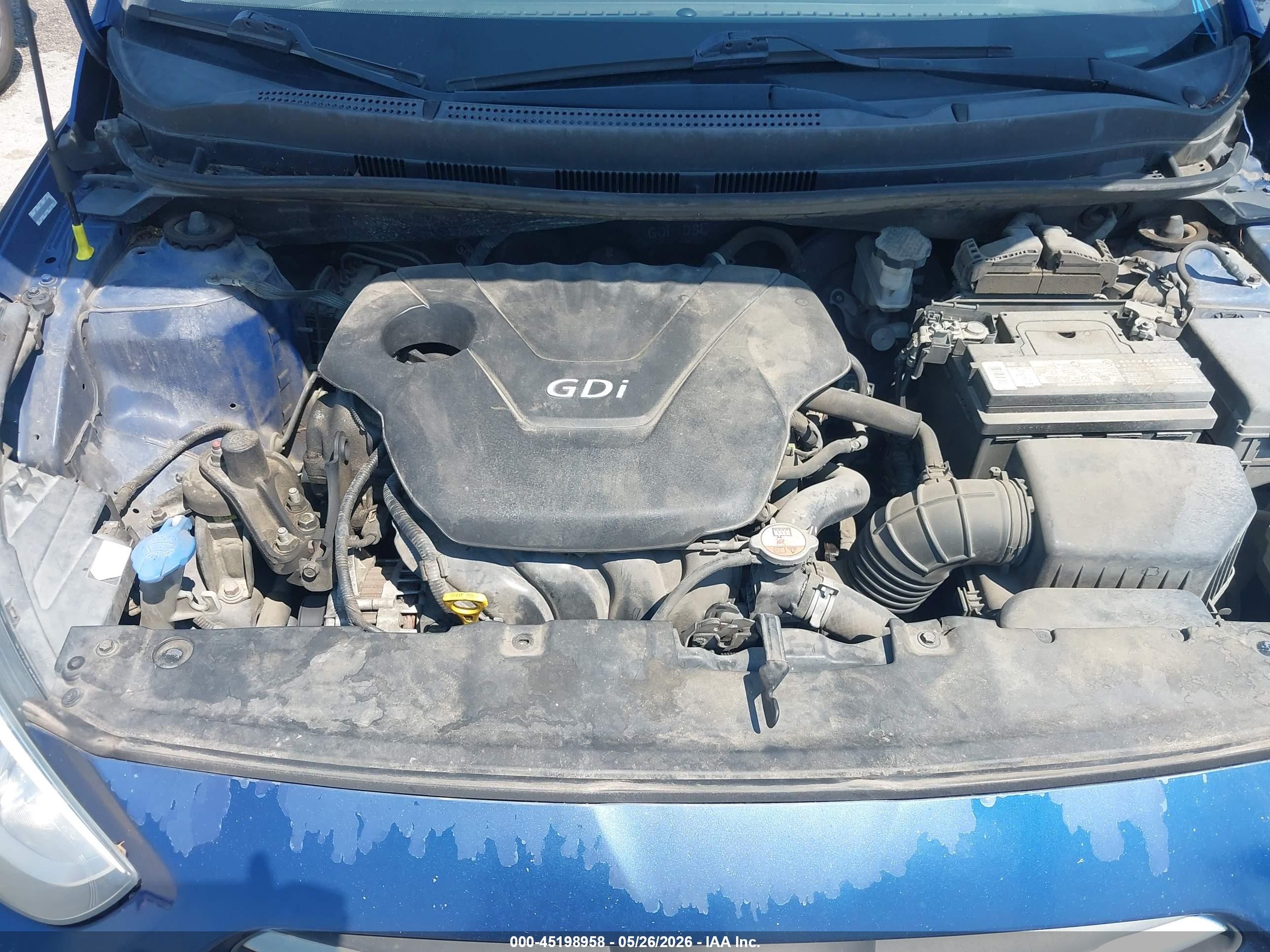 2015 Hyundai Accent Gls Blue vin: KMHCT4AE7FU816996