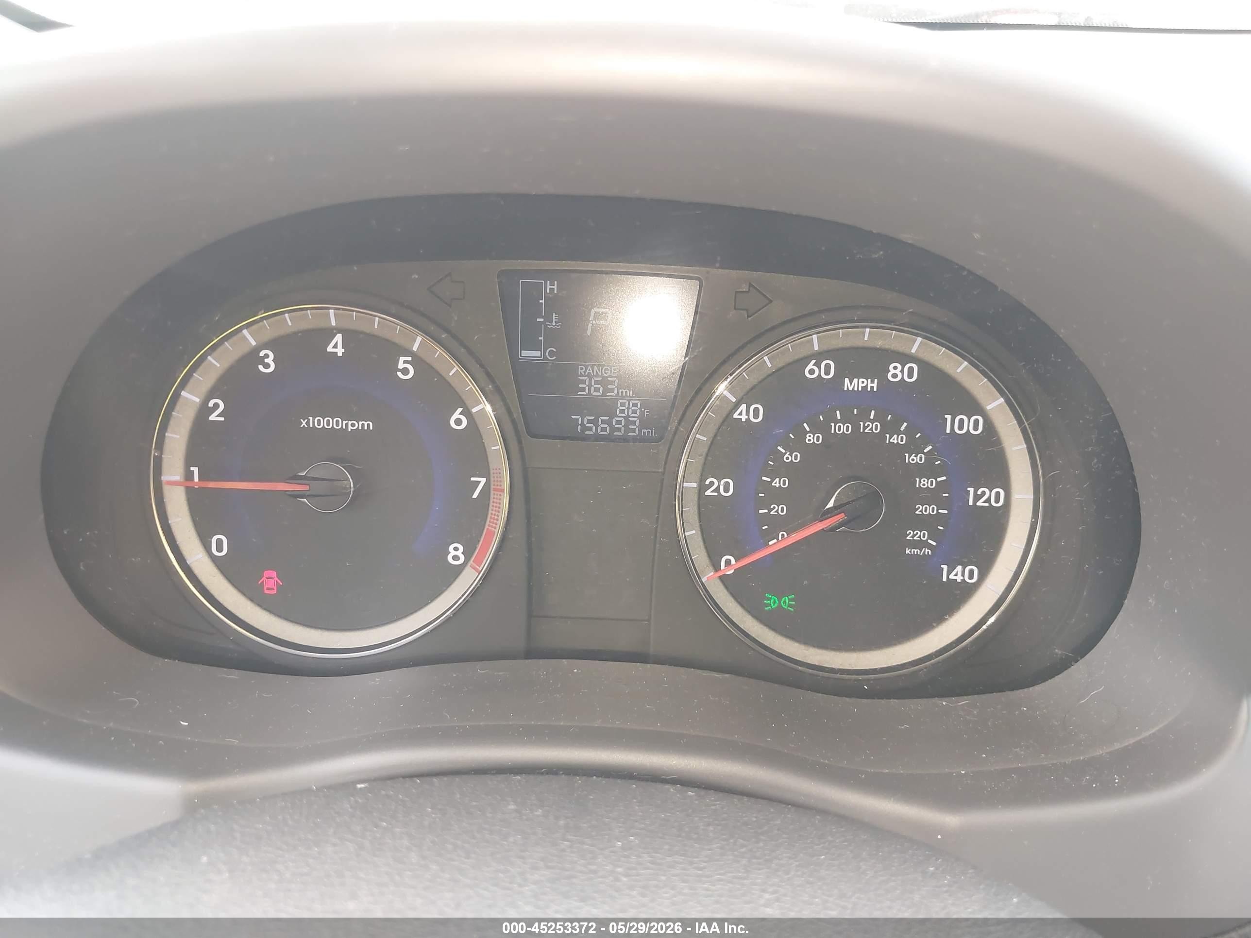 2015 Hyundai Accent Gls White vin: KMHCT4AE7FU876759