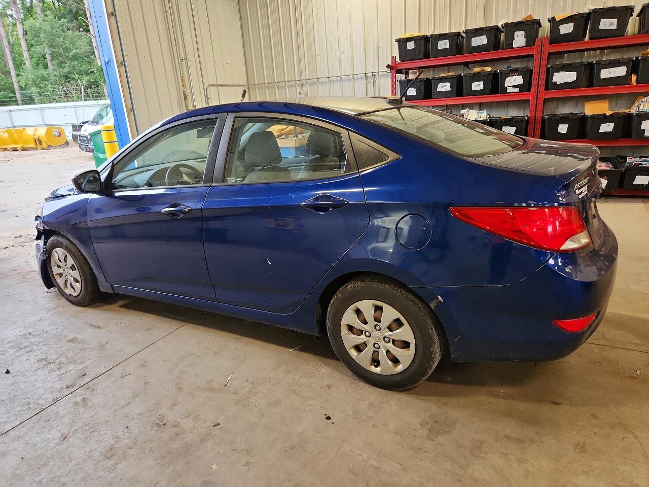 2015 Hyundai Accent Gls Синий vin: KMHCT4AE7FU892752
