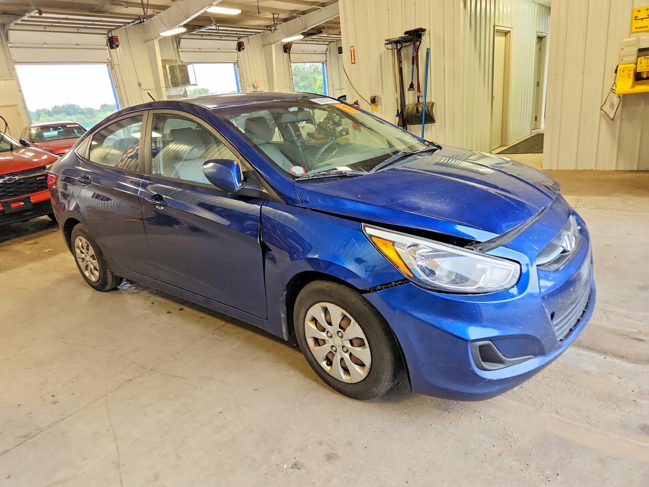 2015 Hyundai Accent Gls Синий vin: KMHCT4AE7FU892752