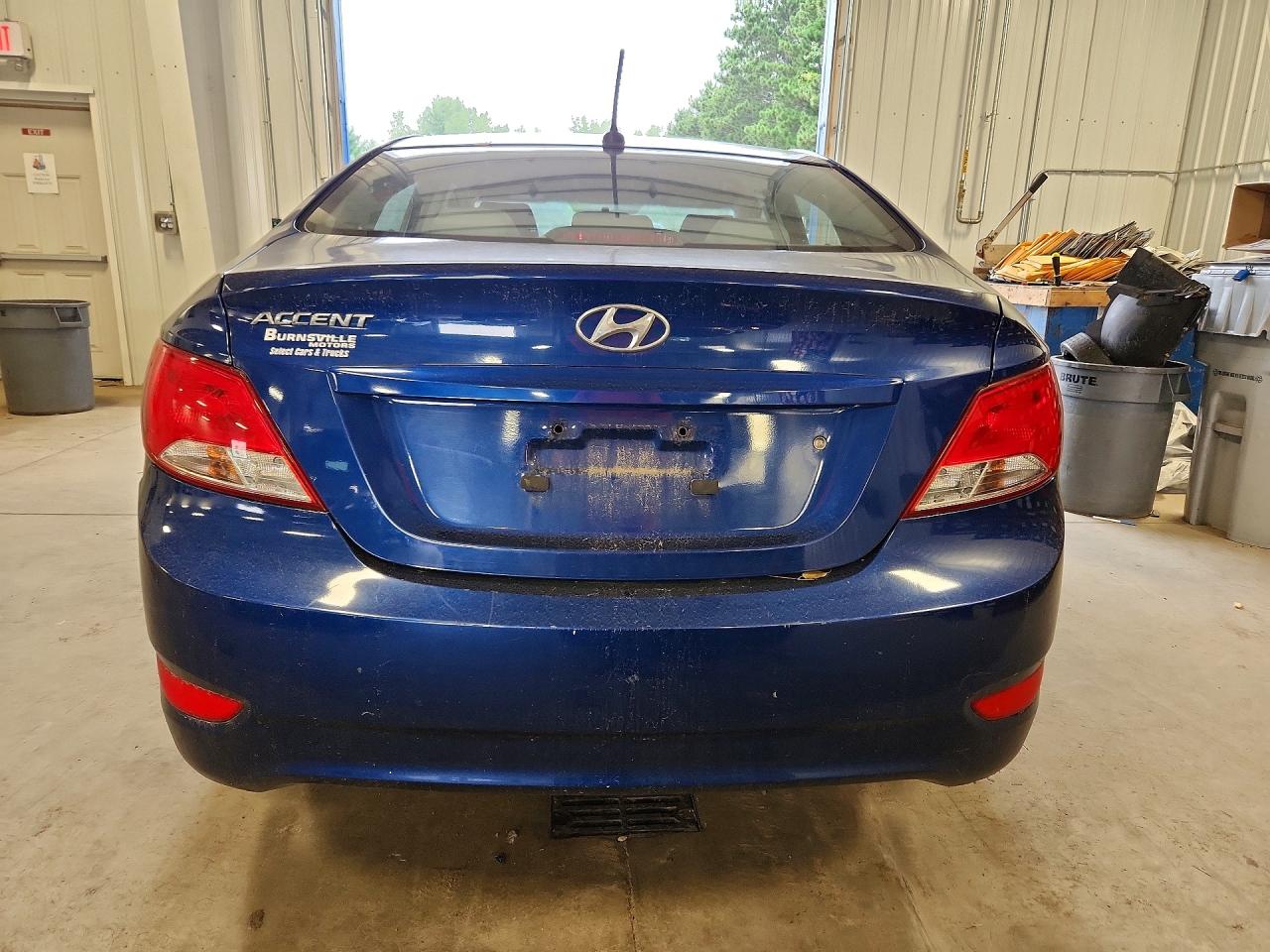 2015 Hyundai Accent Gls Синий vin: KMHCT4AE7FU892752
