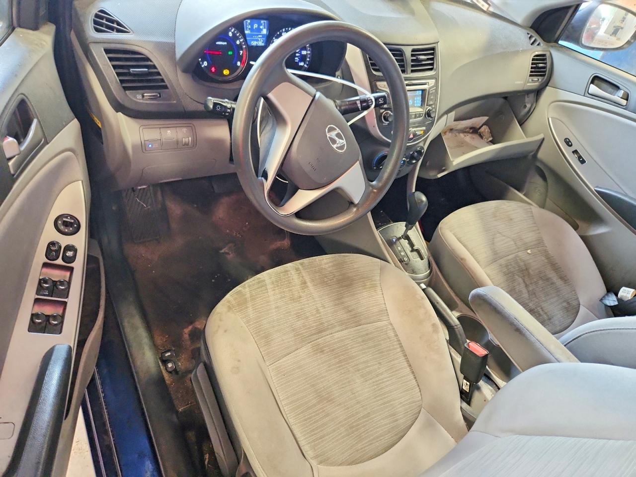 2015 Hyundai Accent Gls Синий vin: KMHCT4AE7FU892752