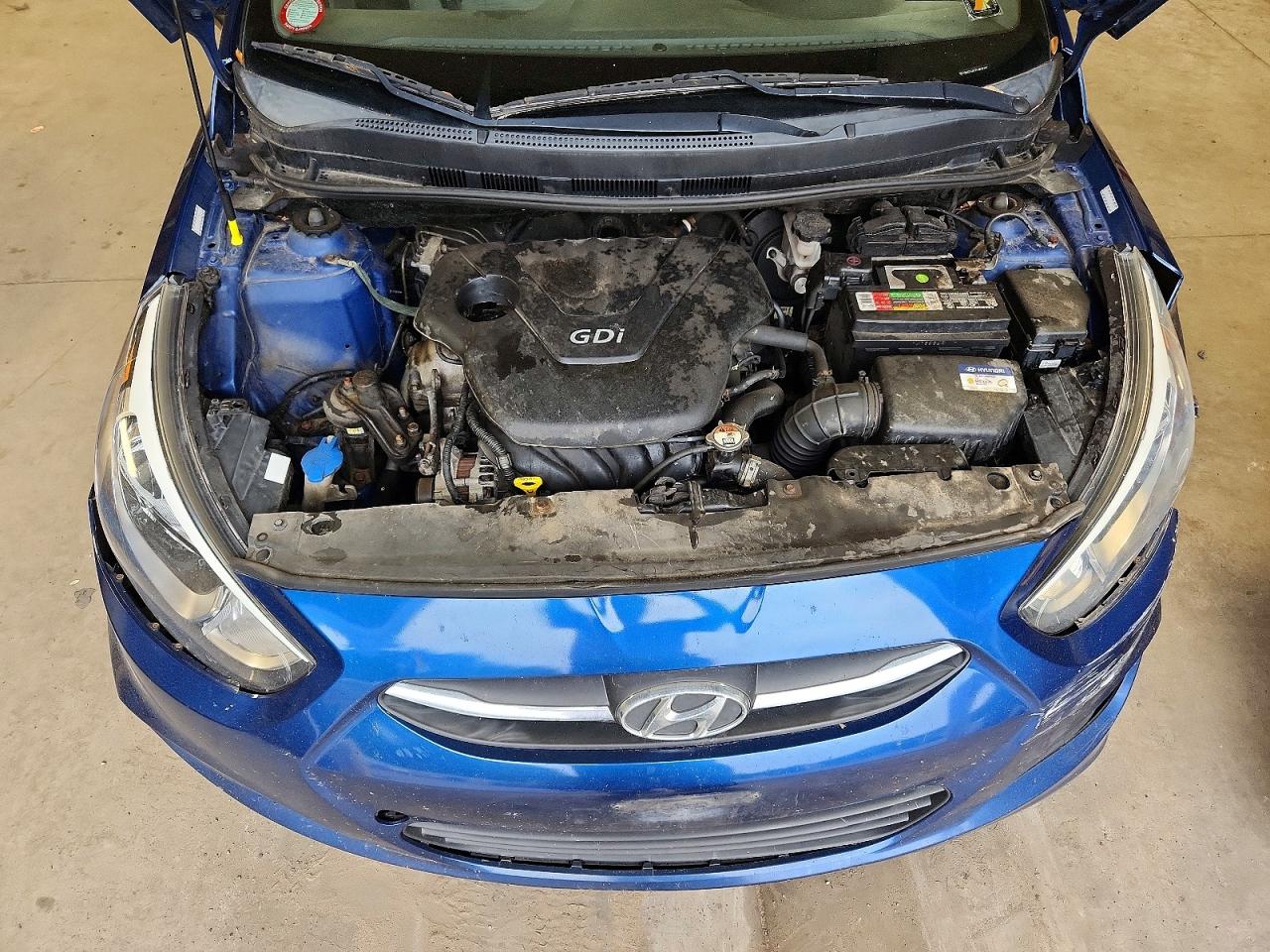 2015 Hyundai Accent Gls Синий vin: KMHCT4AE7FU892752