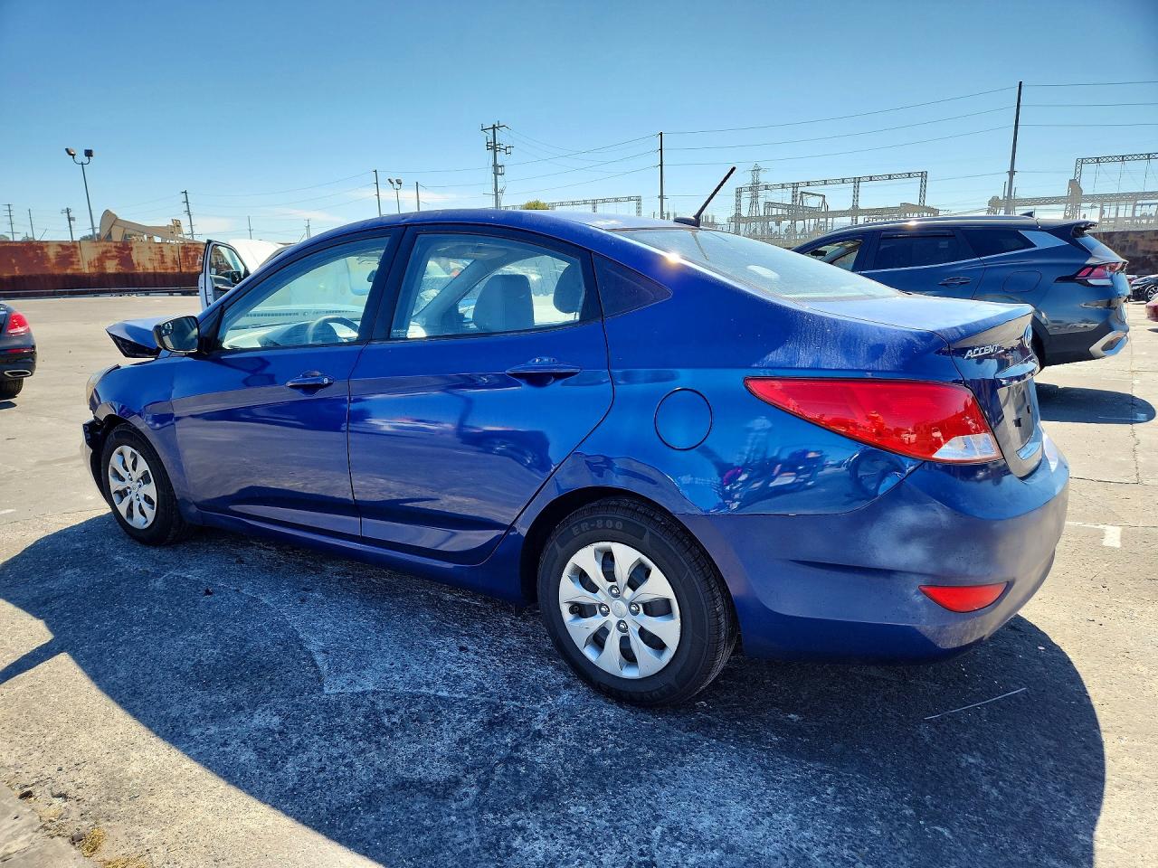 2015 Hyundai Accent Gls Blue vin: KMHCT4AE7FU929492