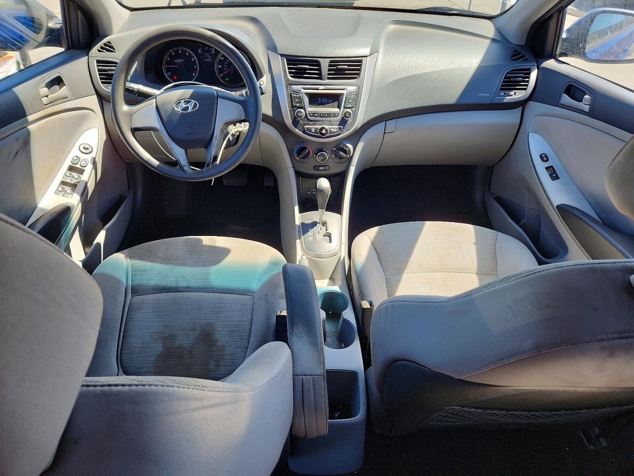 2015 Hyundai Accent Gls Blue vin: KMHCT4AE7FU929492