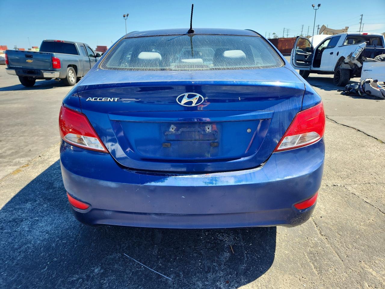 2015 Hyundai Accent Gls Blue vin: KMHCT4AE7FU929492