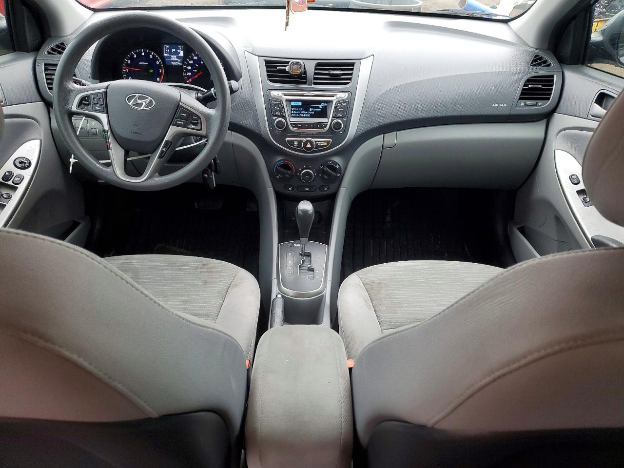 2015 Hyundai Accent Gray vin: KMHCT4AE7FU932148