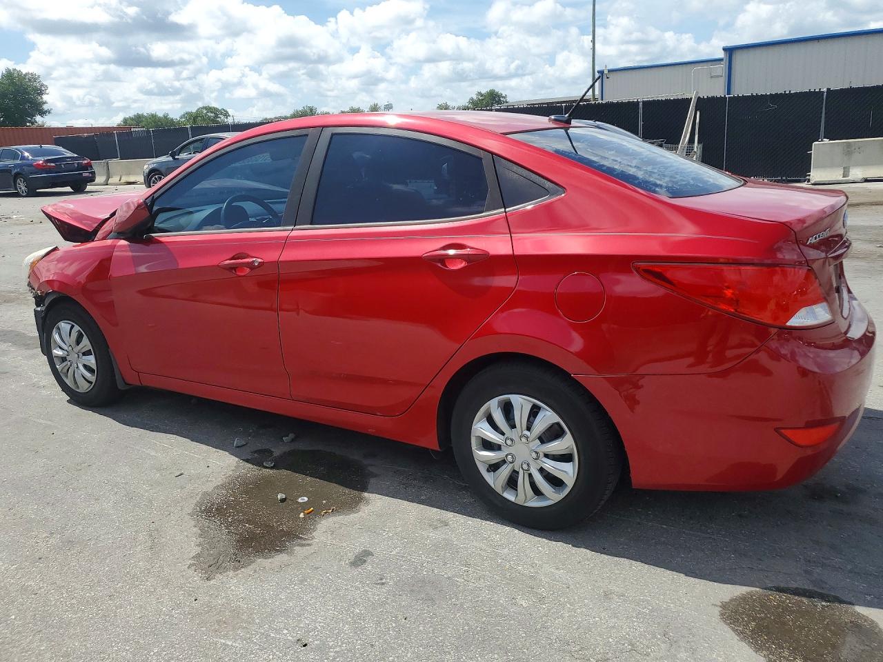 2016 Hyundai Accent Se Красный vin: KMHCT4AE7GU158419