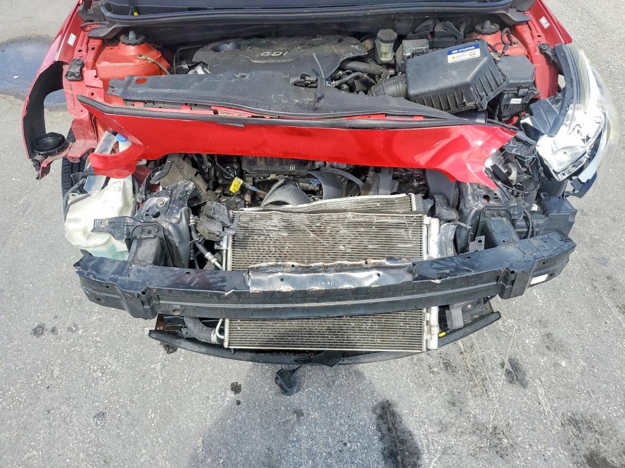 2016 Hyundai Accent Se Красный vin: KMHCT4AE7GU158419
