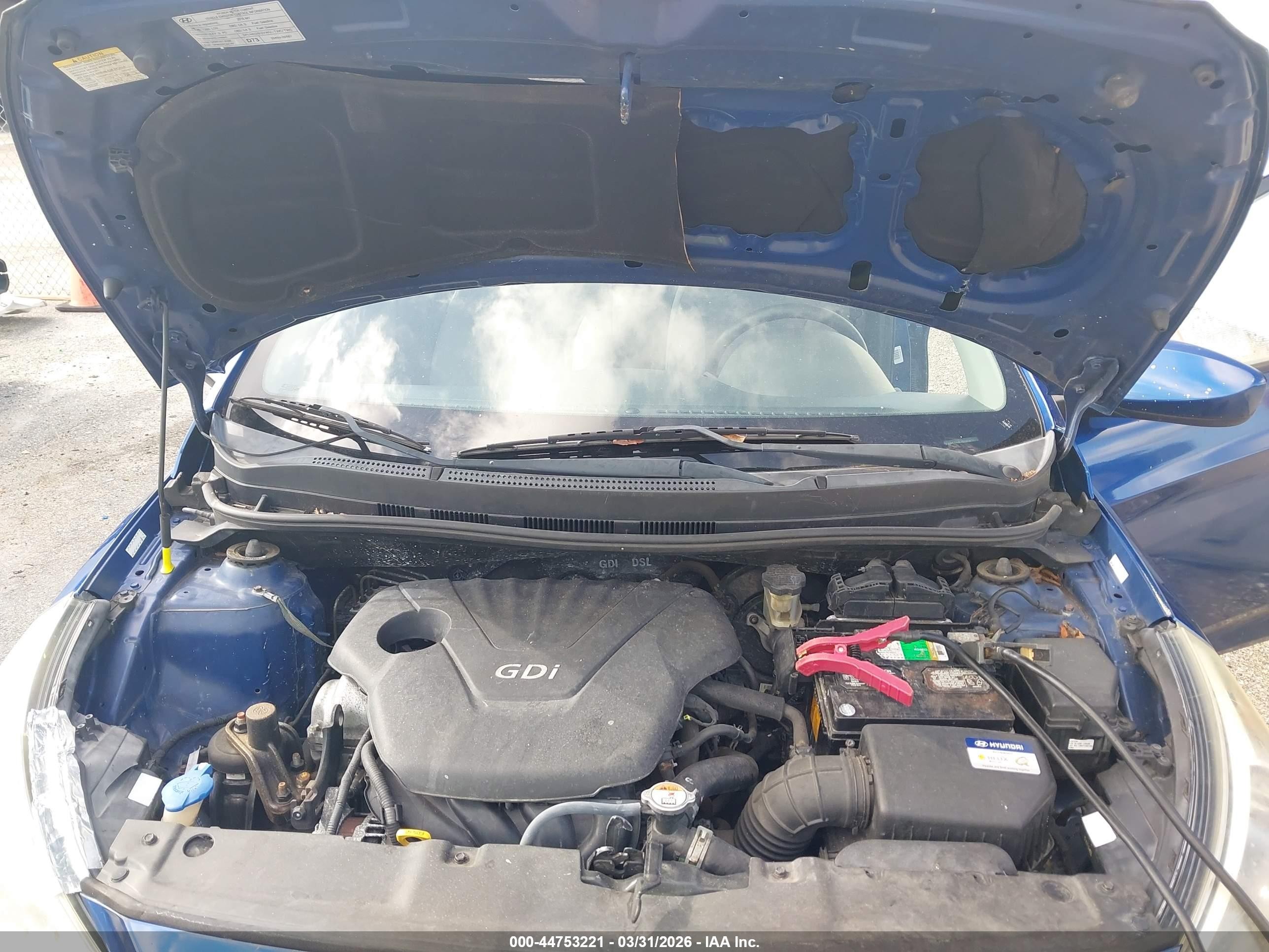 2016 Hyundai Accent Se Синий vin: KMHCT4AE7GU983473
